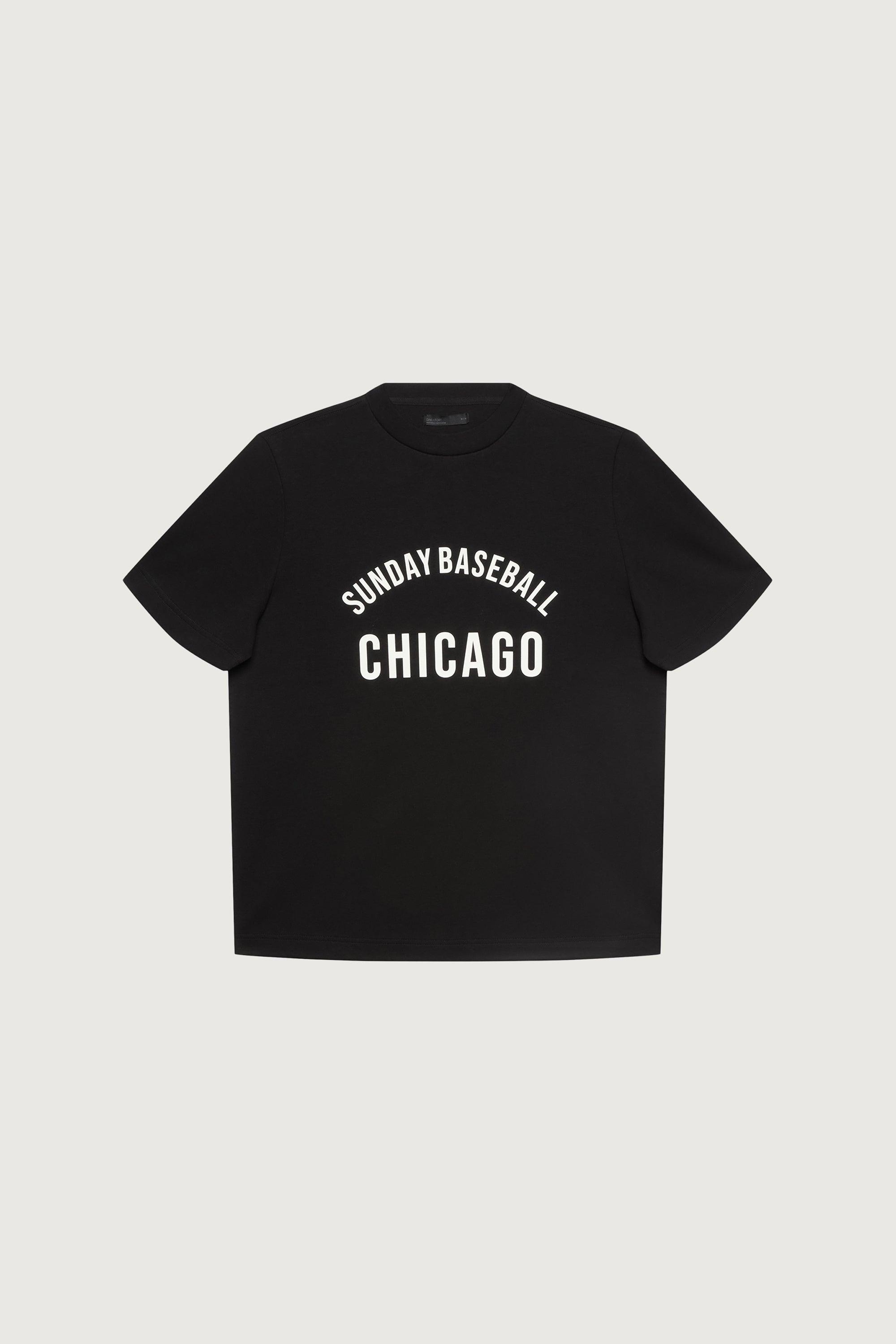 SUNDAY BASEBALL HEAVYWEIGHT CREWNECK T-SHIRT by OAK + FORT