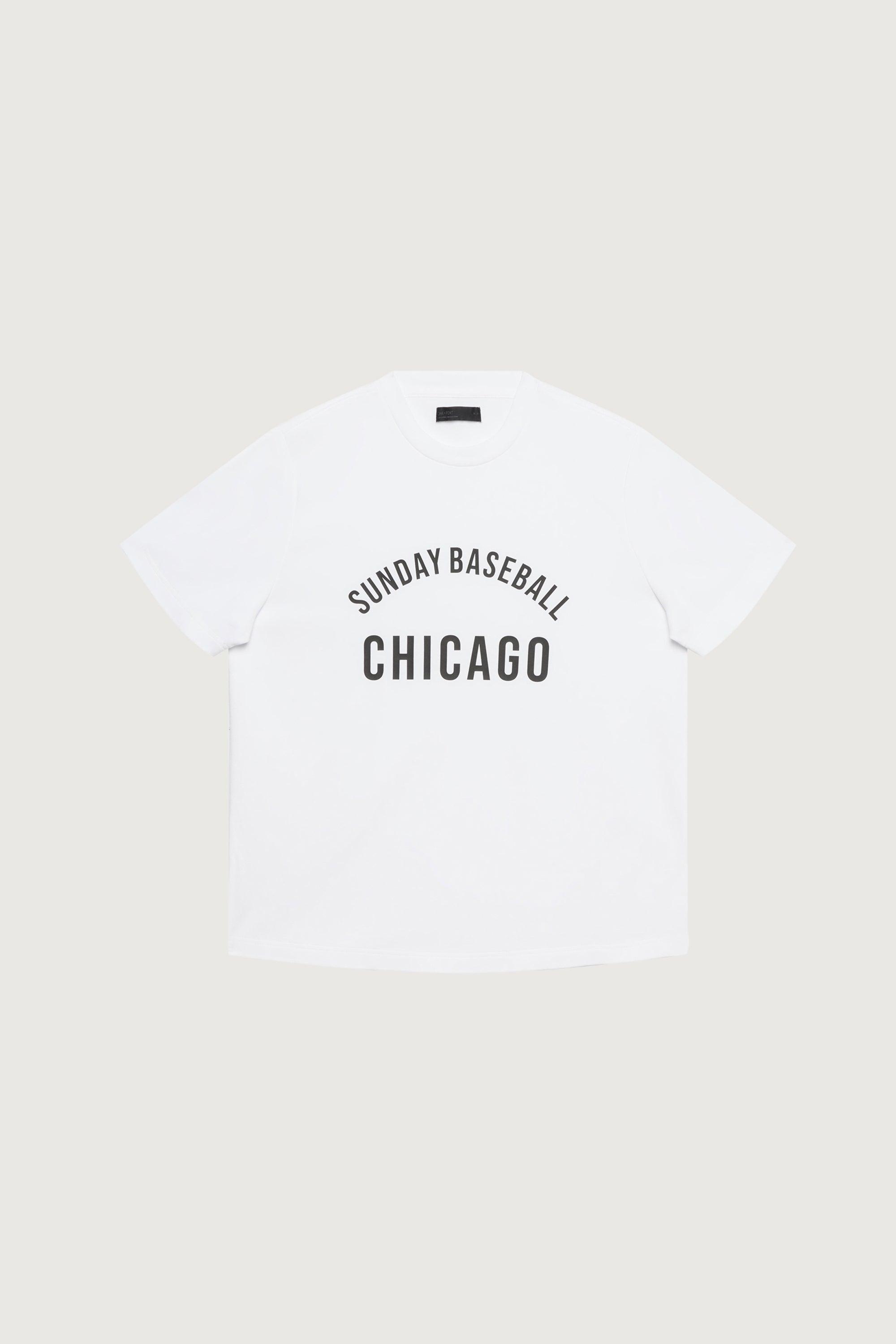 SUNDAY BASEBALL HEAVYWEIGHT CREWNECK T-SHIRT by OAK + FORT