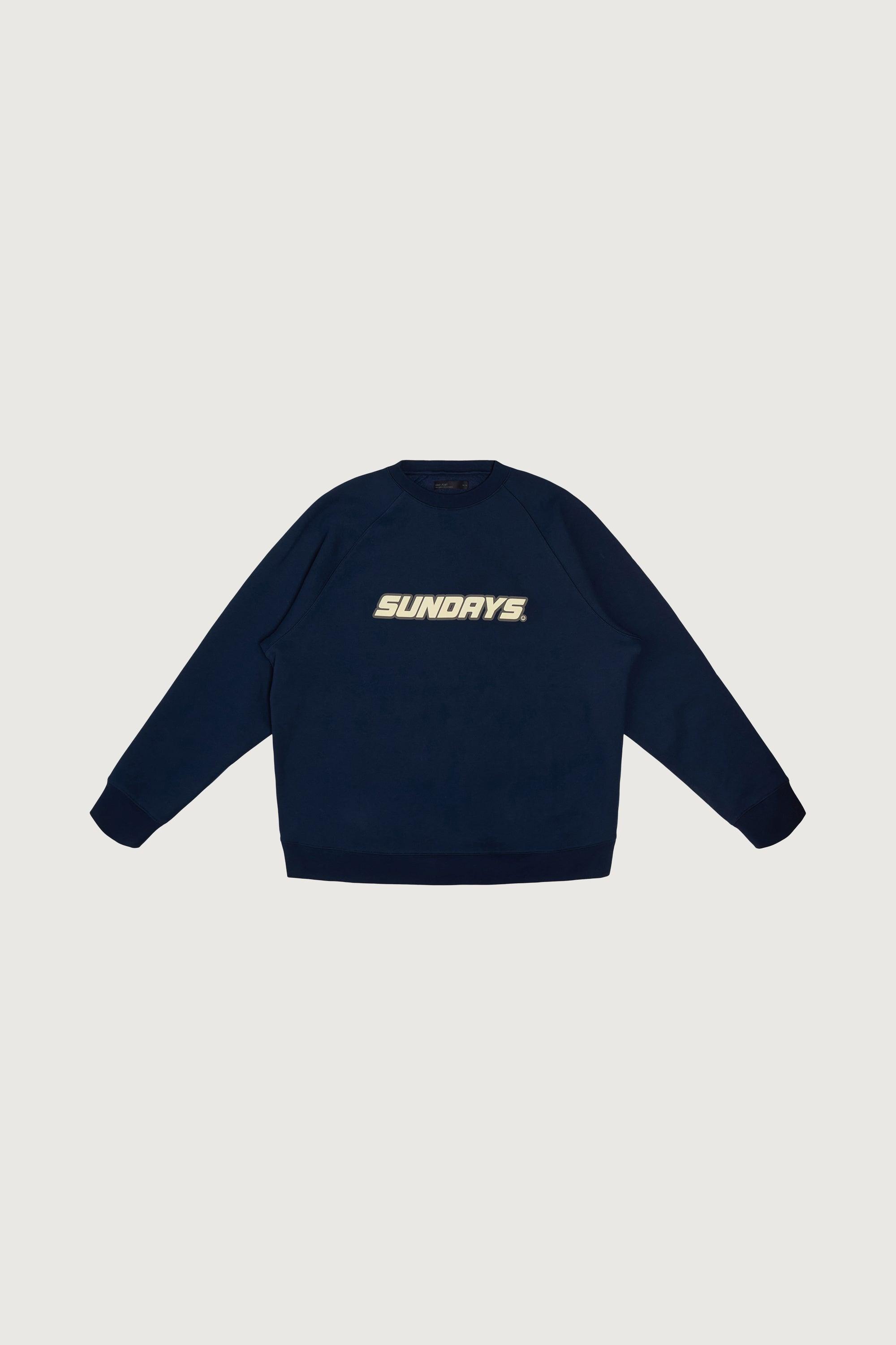 SUNDAY OVERSIZED RAGLAN CREWNECK FLEECE SWEAT-SHIRT by OAK + FORT