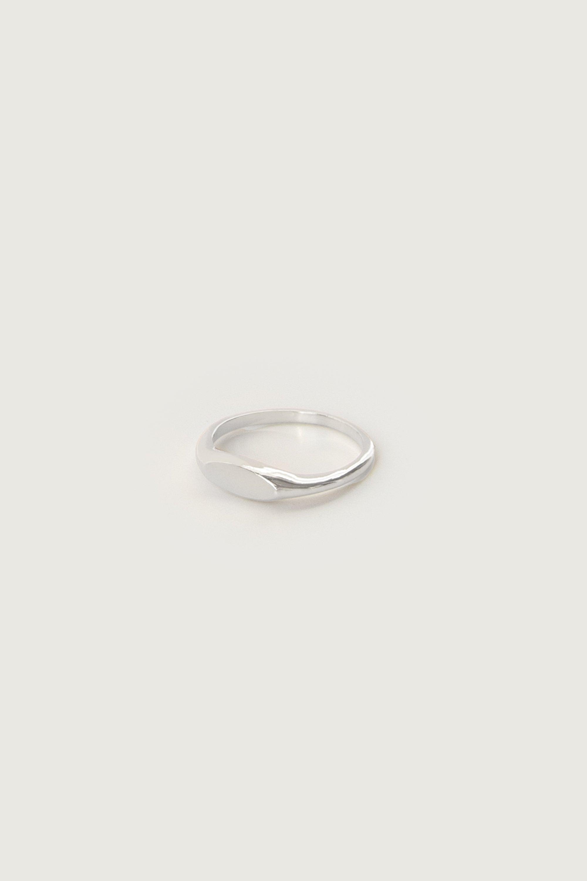Slim Signet Ring by OAK + FORT