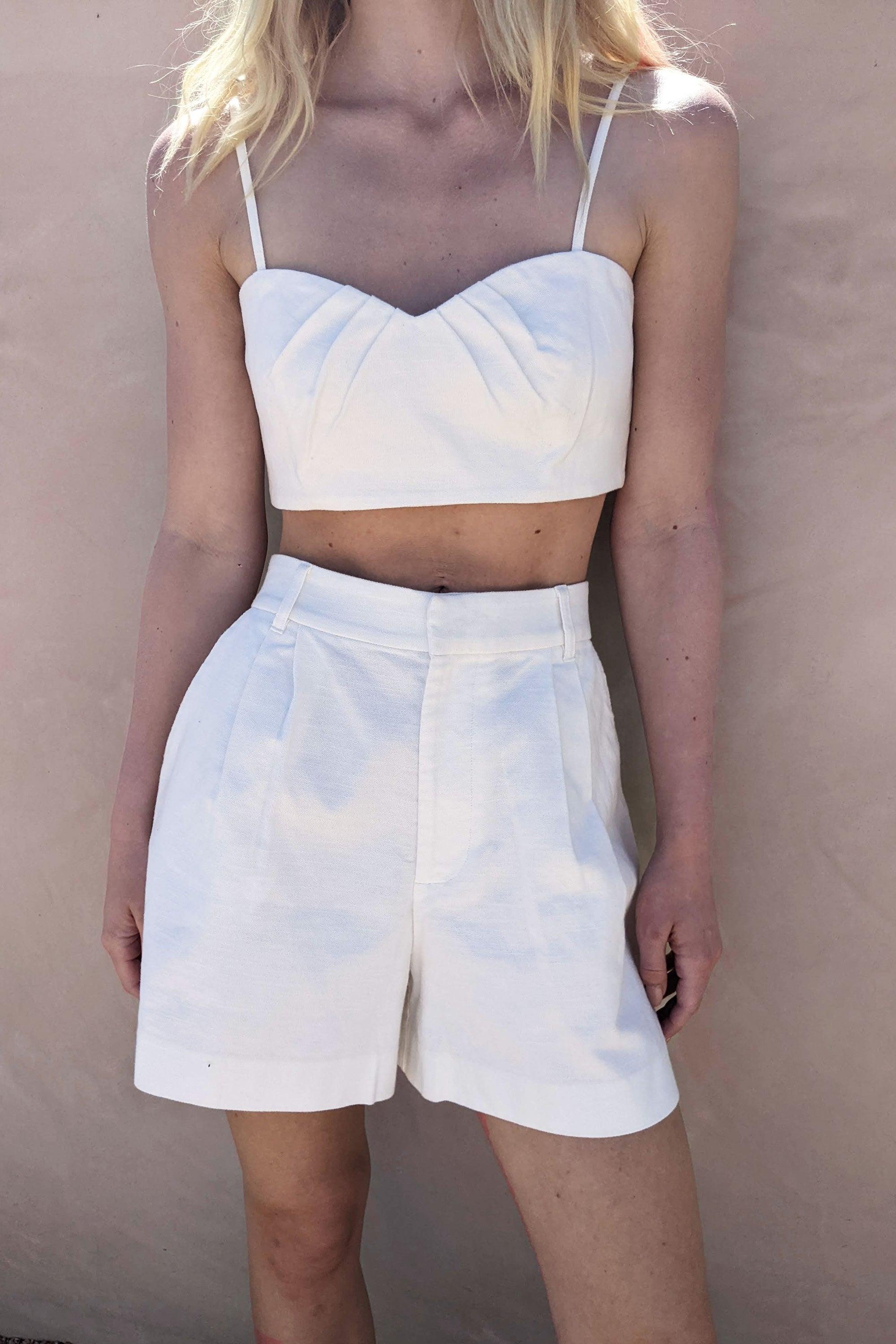 TAILORED COTTON SHORT by OAK + FORT