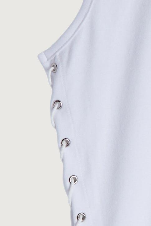 TANK TOP WITH SIDE TIE by OAK + FORT