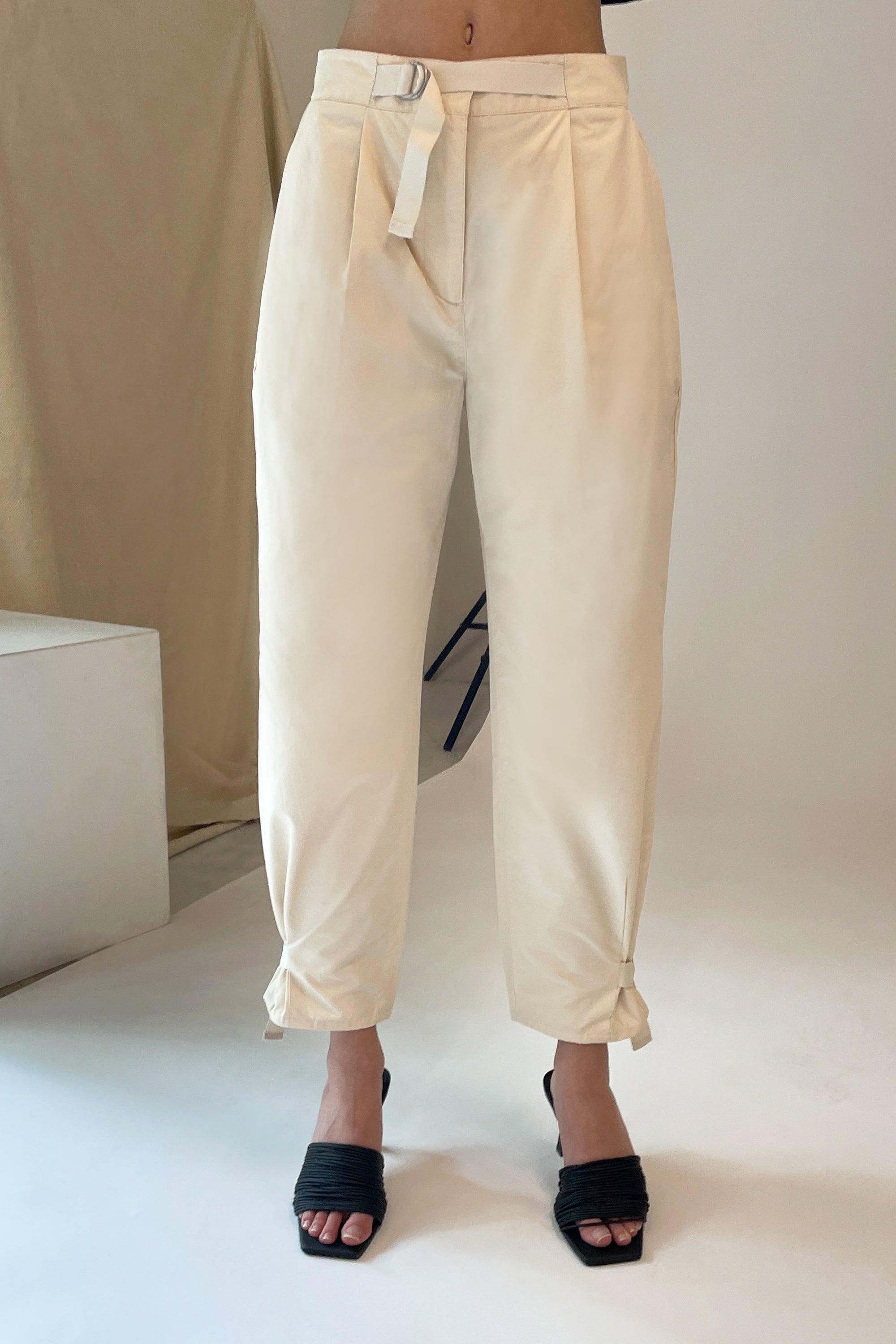 TAPERED PANT WITH BELT by OAK + FORT