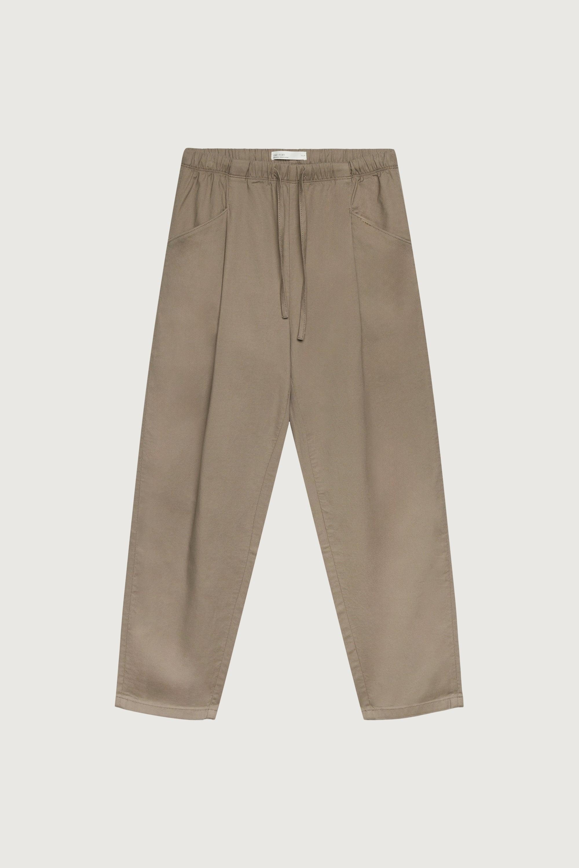 TAPERED PANT WITH DRAWSTRING WAIST by OAK + FORT