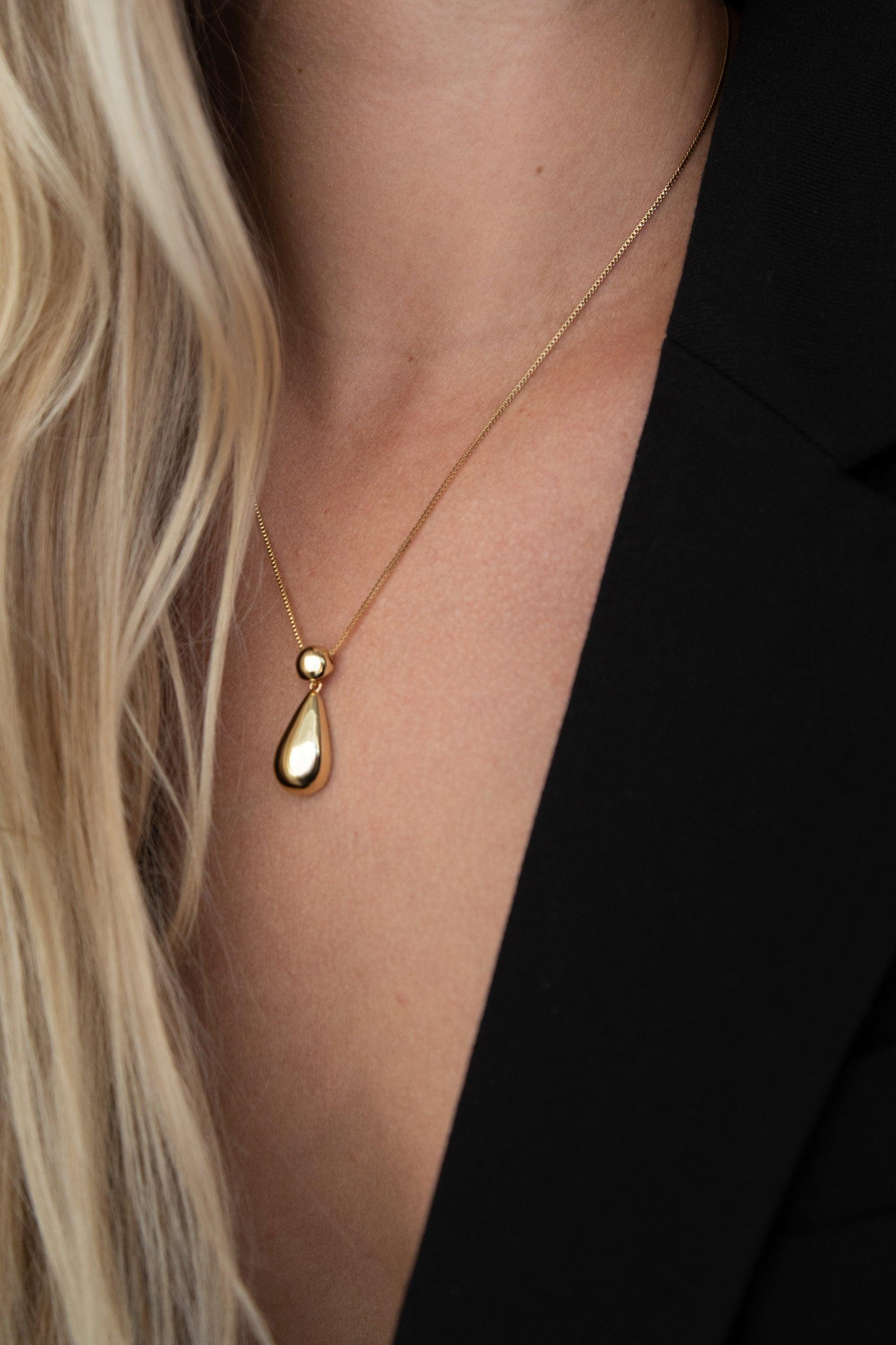 TEARDROP NECKLACE by OAK + FORT