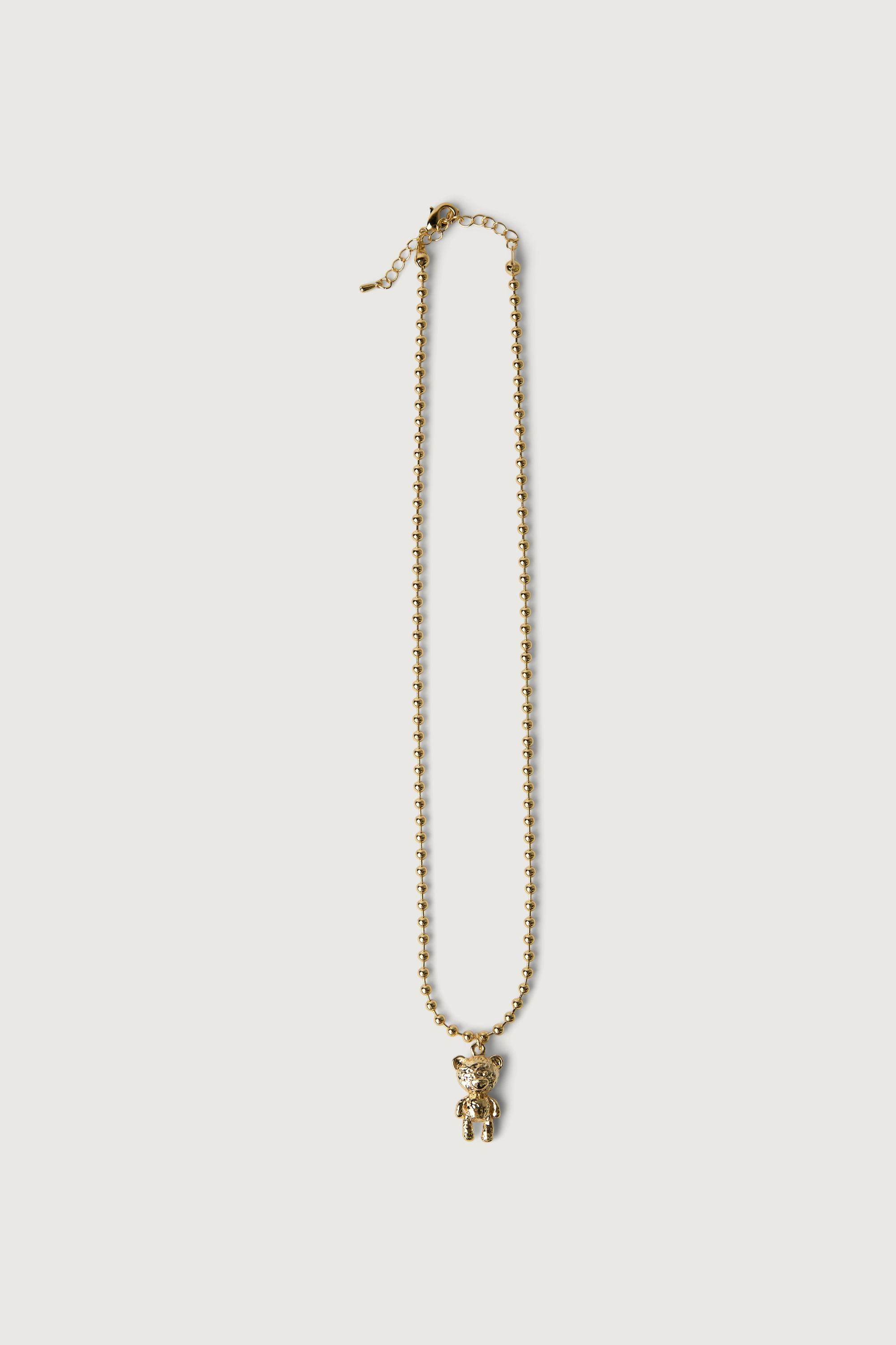 TEDDY BEAR NECKLACE by OAK + FORT