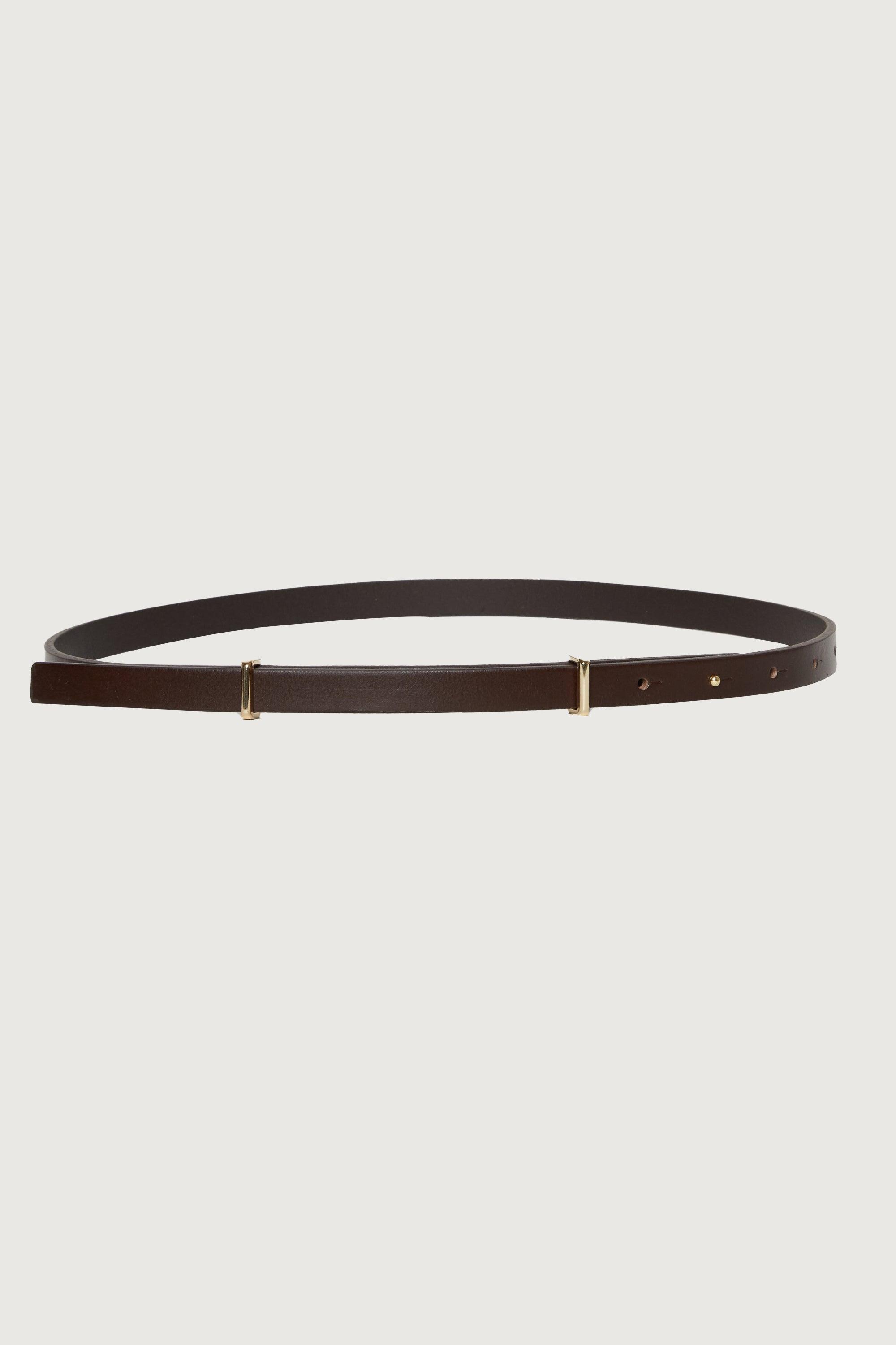 THIN BELT WITH DOUBLE BUCKLE by OAK + FORT