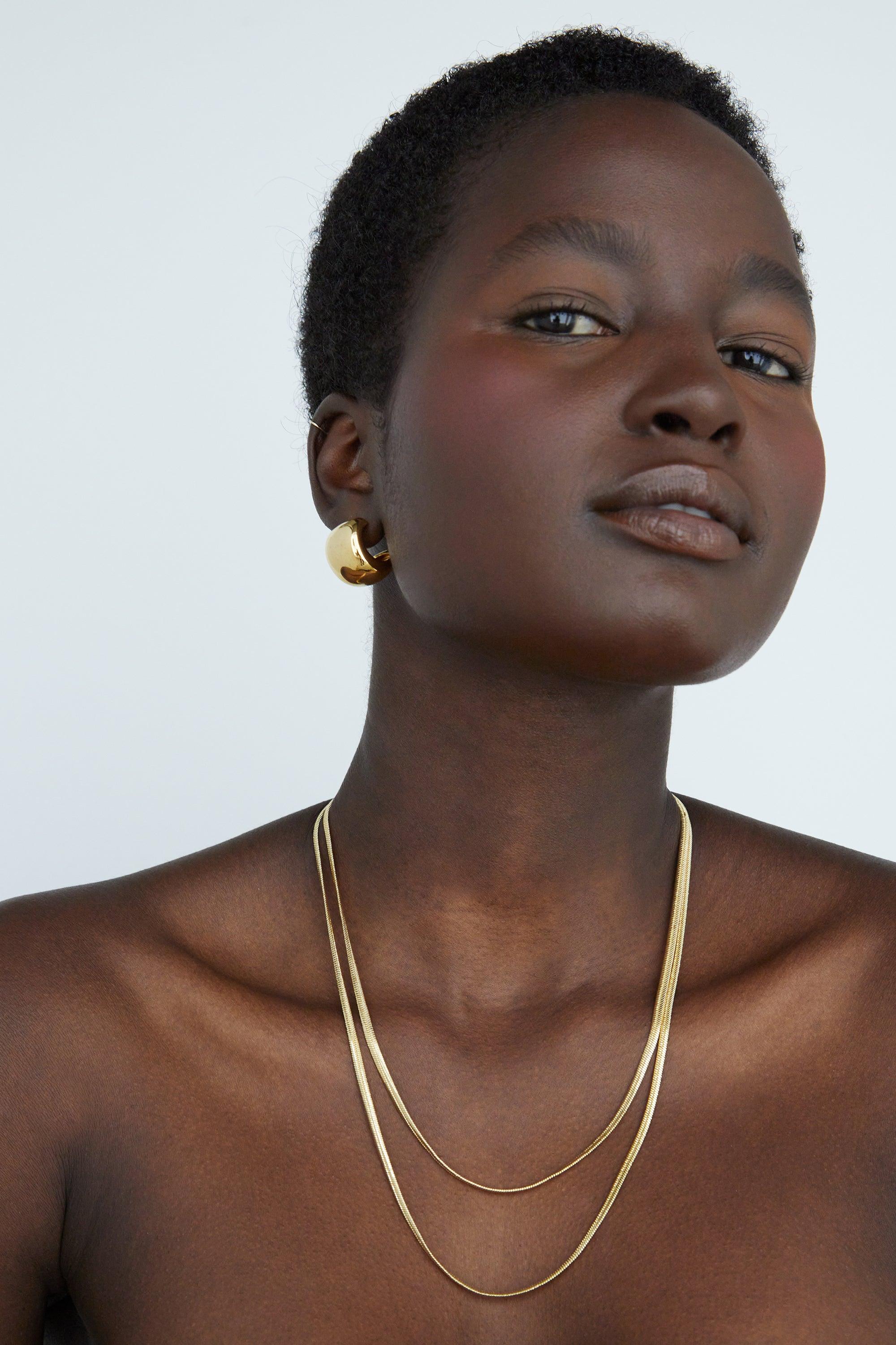 THIN SNAKE CHAIN by OAK + FORT