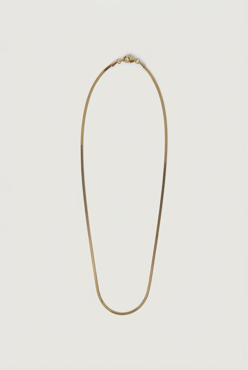 THIN SNAKE CHAIN NECKLACE by OAK + FORT