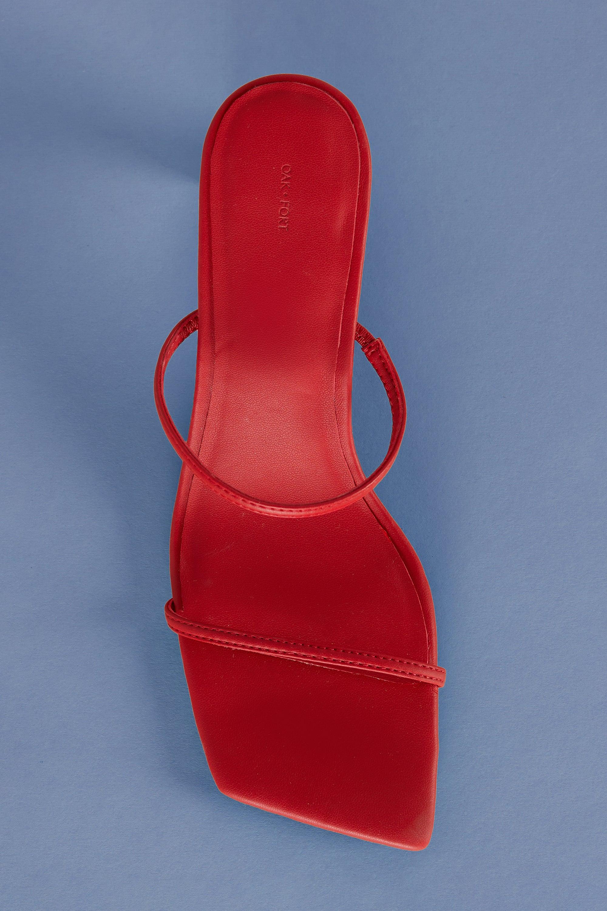 THIN STRAP HEELED SANDAL by OAK + FORT