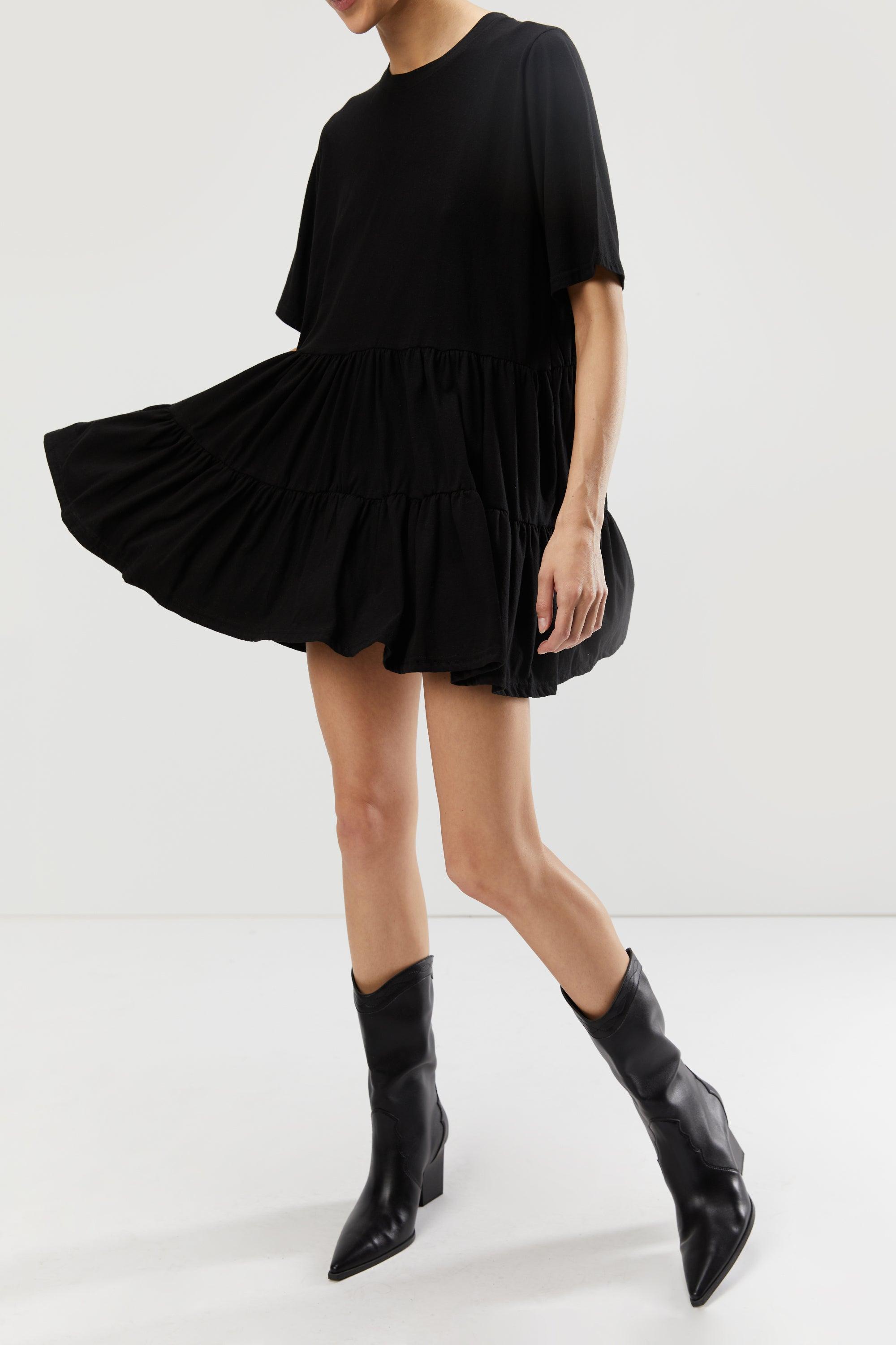 TIERED T-SHIRT DRESS by OAK + FORT