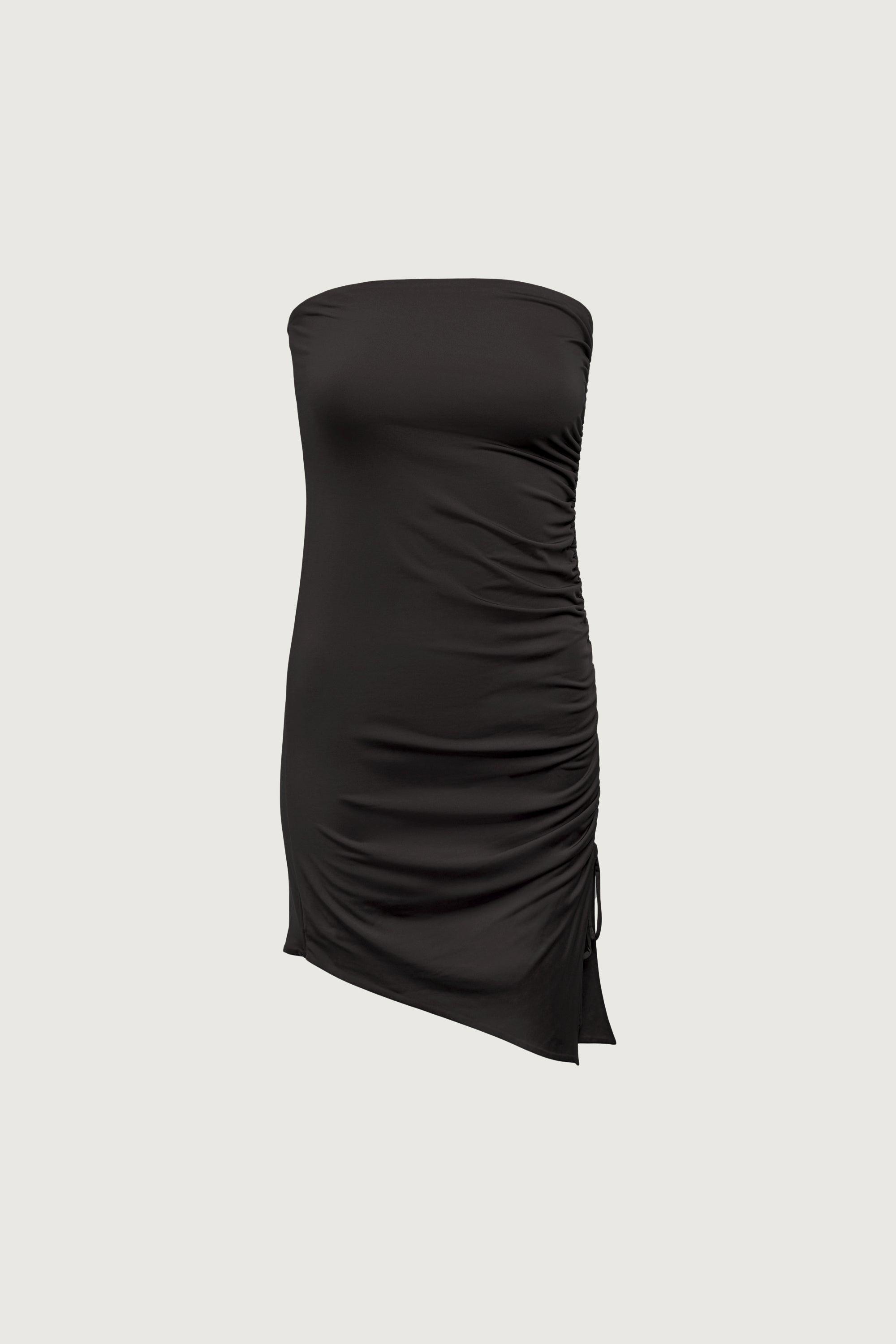 TUBE MINI DRESS WITH RUCHED DETAIL by OAK + FORT