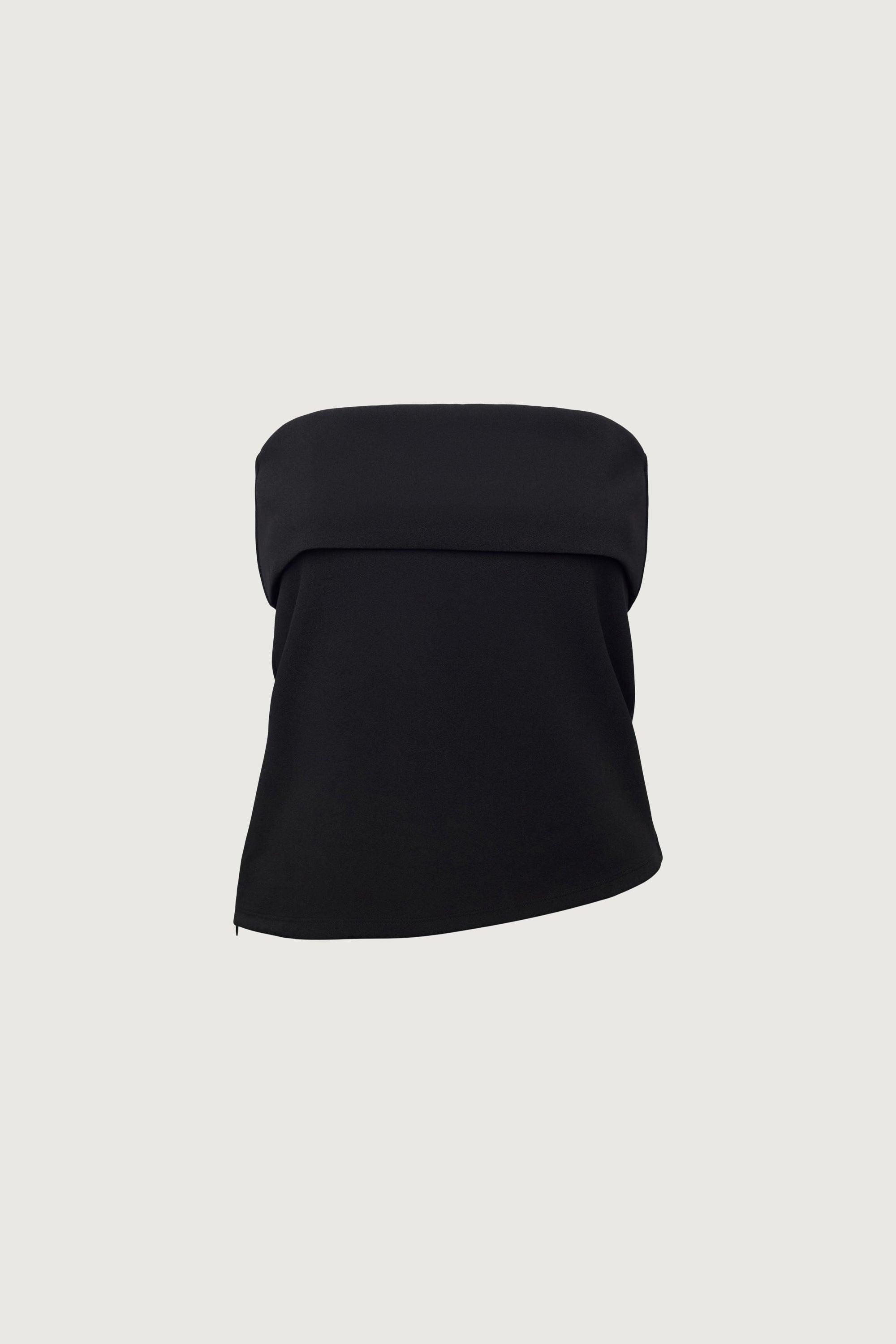 TUBE TOP WITH FOLD-OVER DETAIL by OAK + FORT