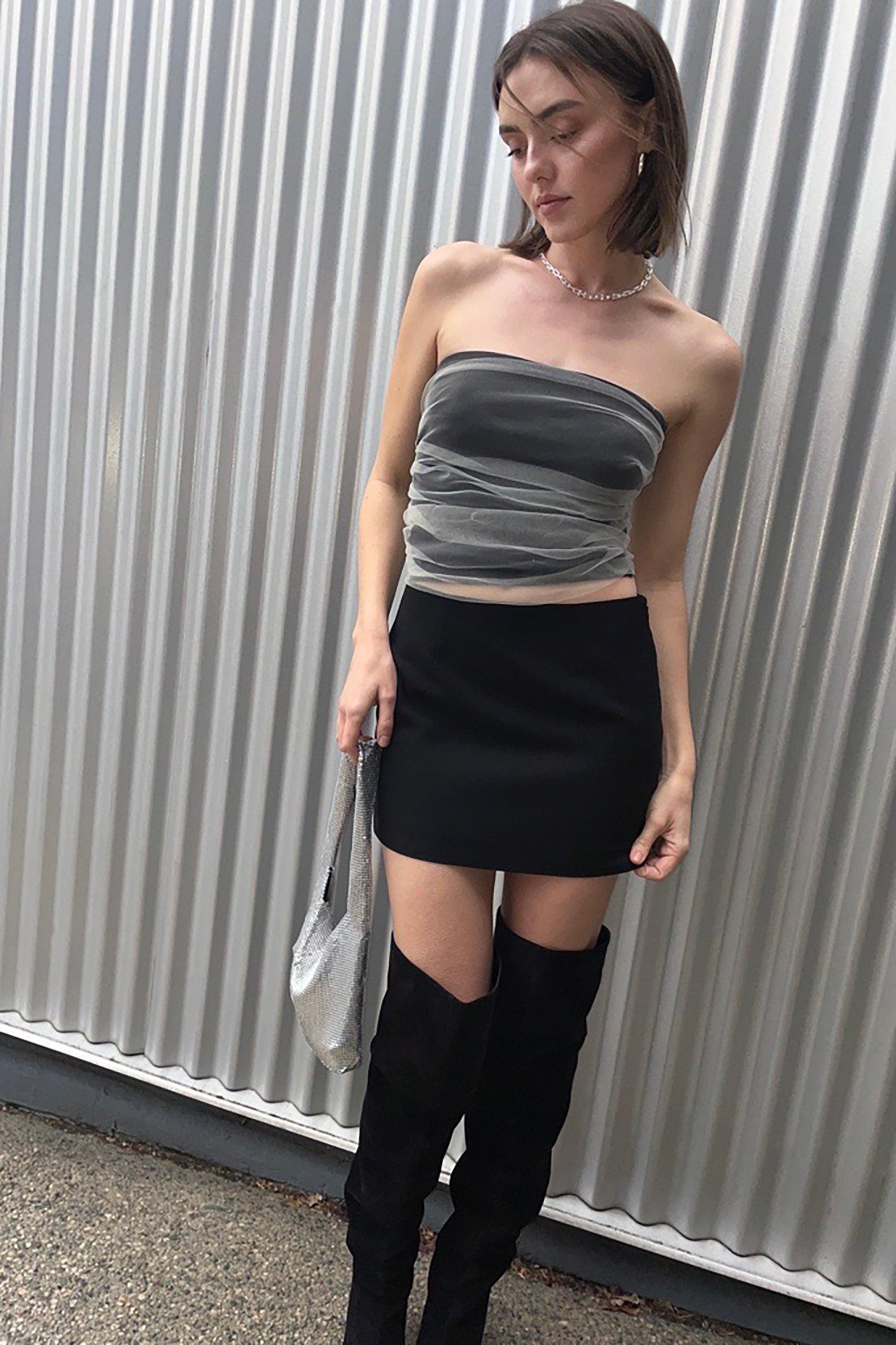 TUBE TOP WITH GATHER by OAK + FORT