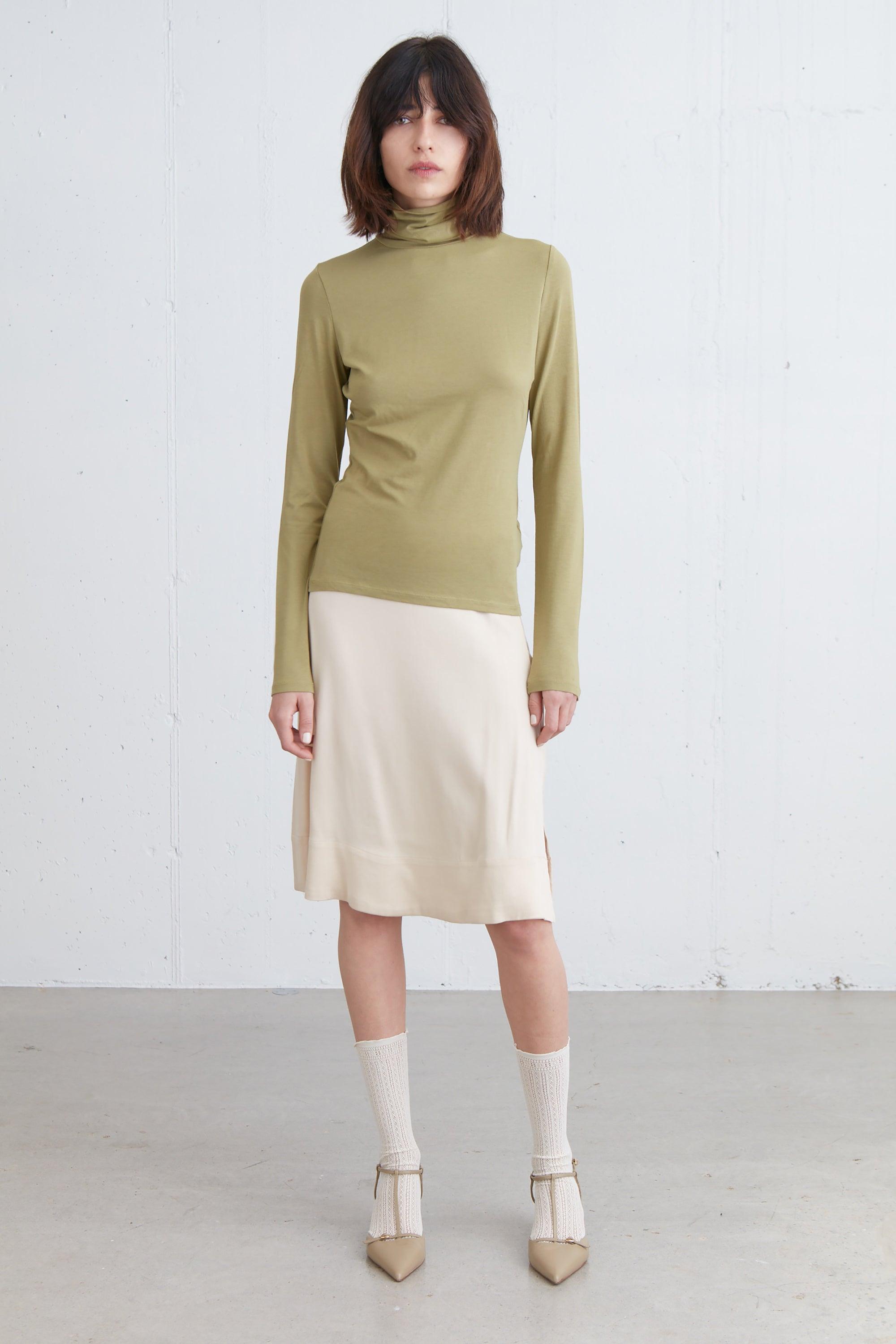 TURTLENECK KNIT TOP by OAK + FORT