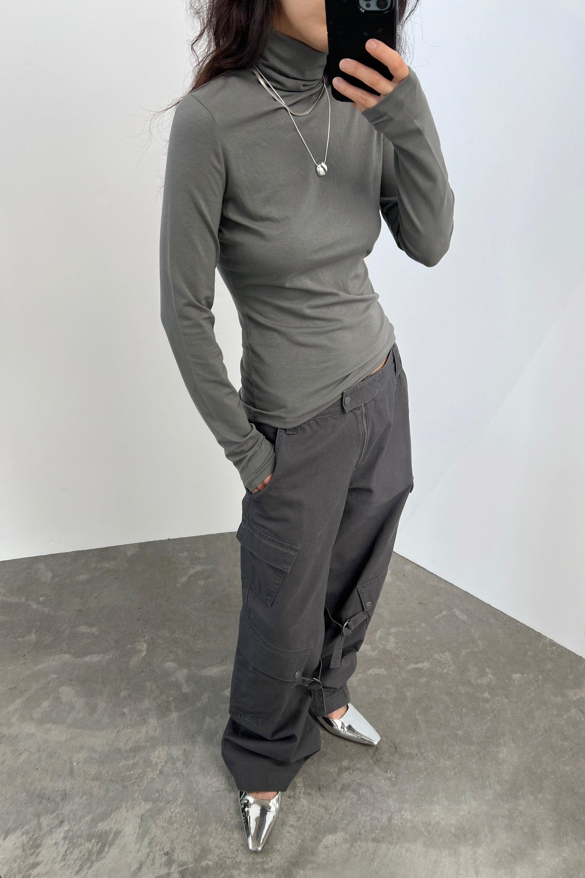 TURTLENECK KNIT TOP by OAK + FORT