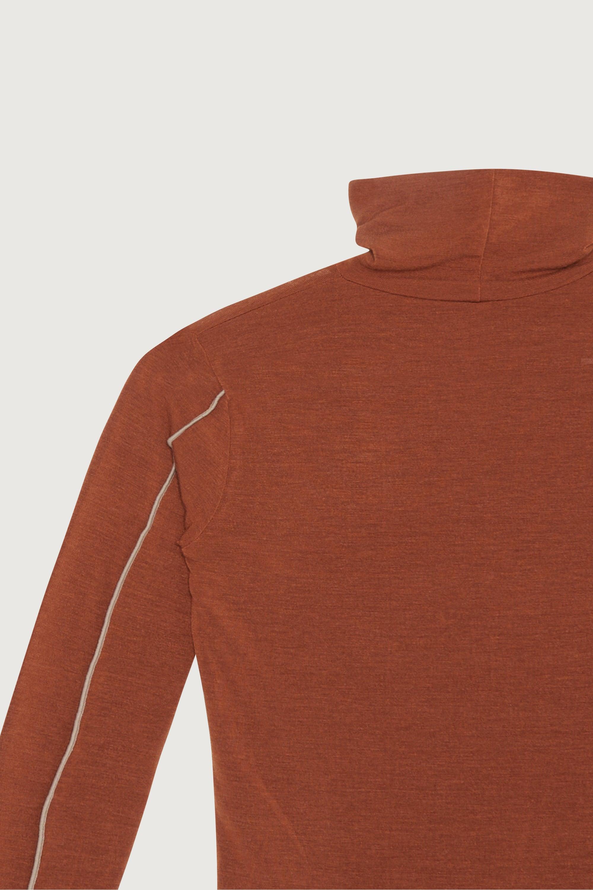 TURTLENECK TOP WITH CONTRAST TRIM by OAK + FORT