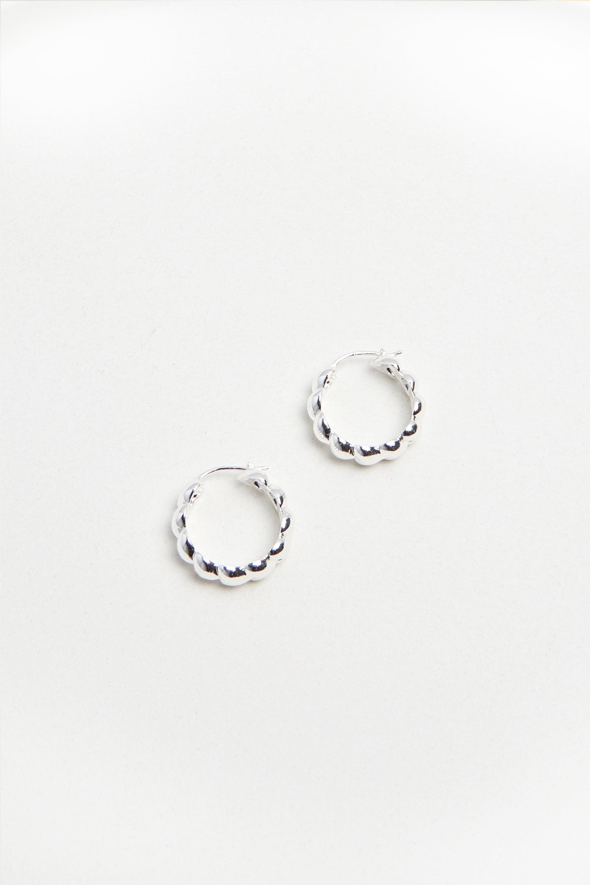 TWIST HOOP EARRING by OAK + FORT