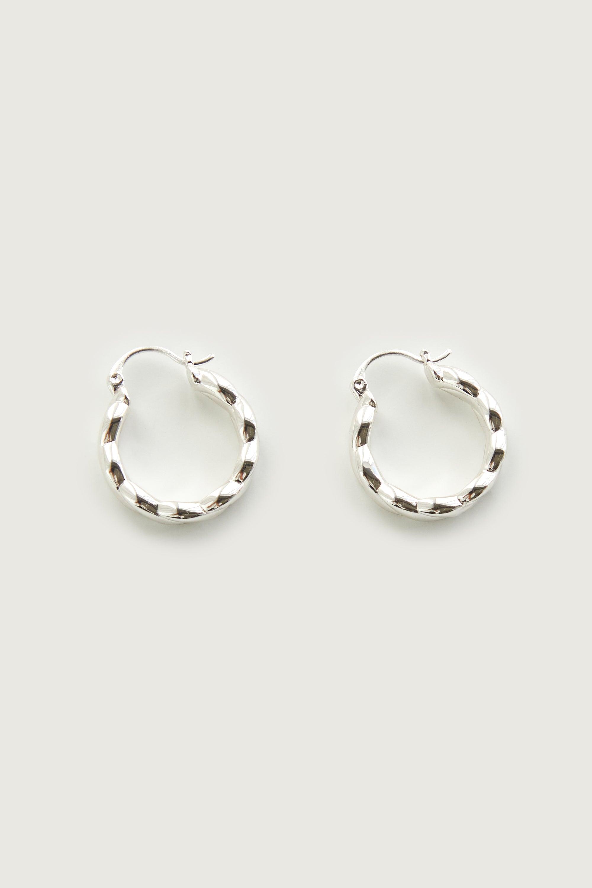 TWISTED HOOP EARRING by OAK + FORT