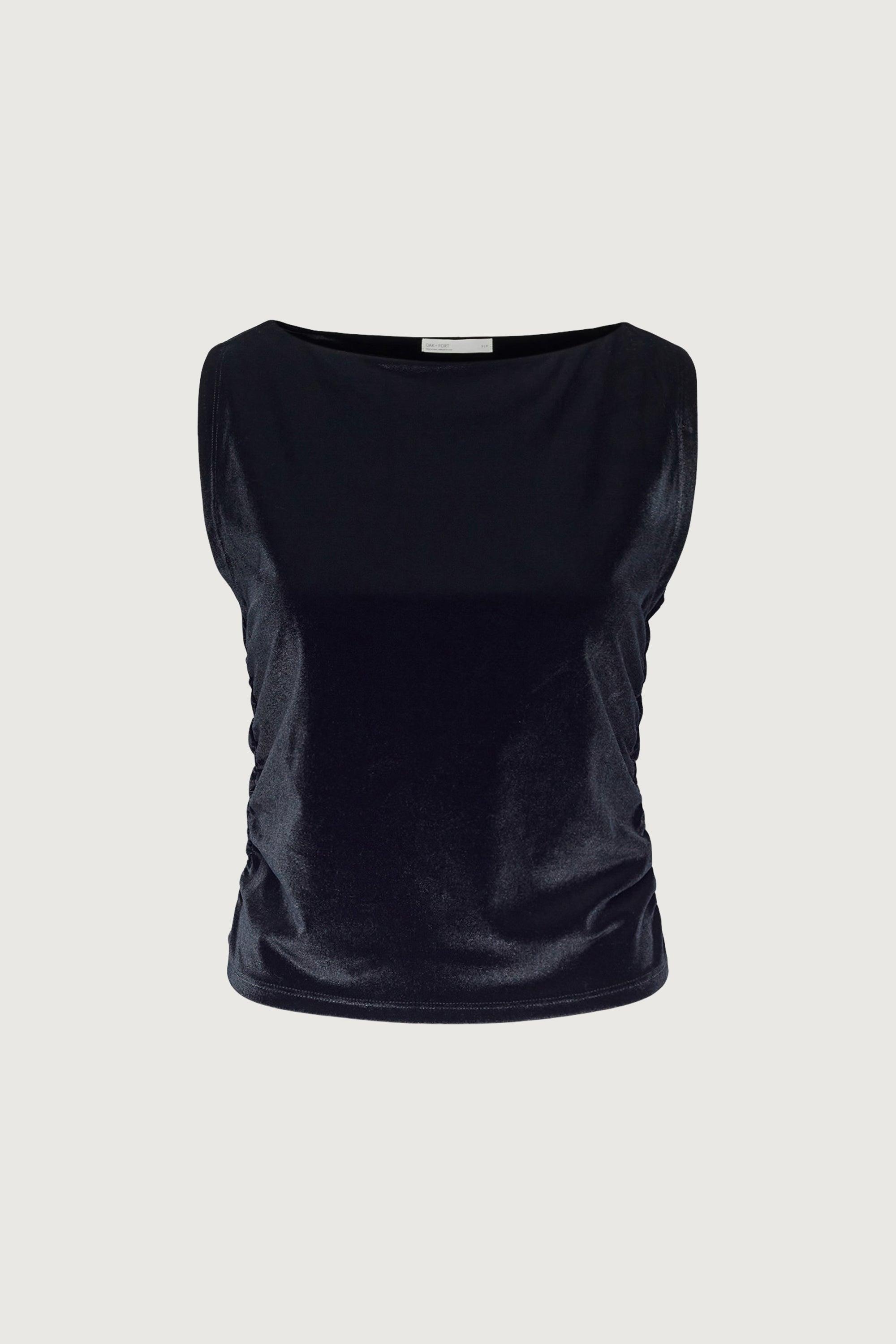 VELVET SLEEVELESS TANK TOP by OAK + FORT