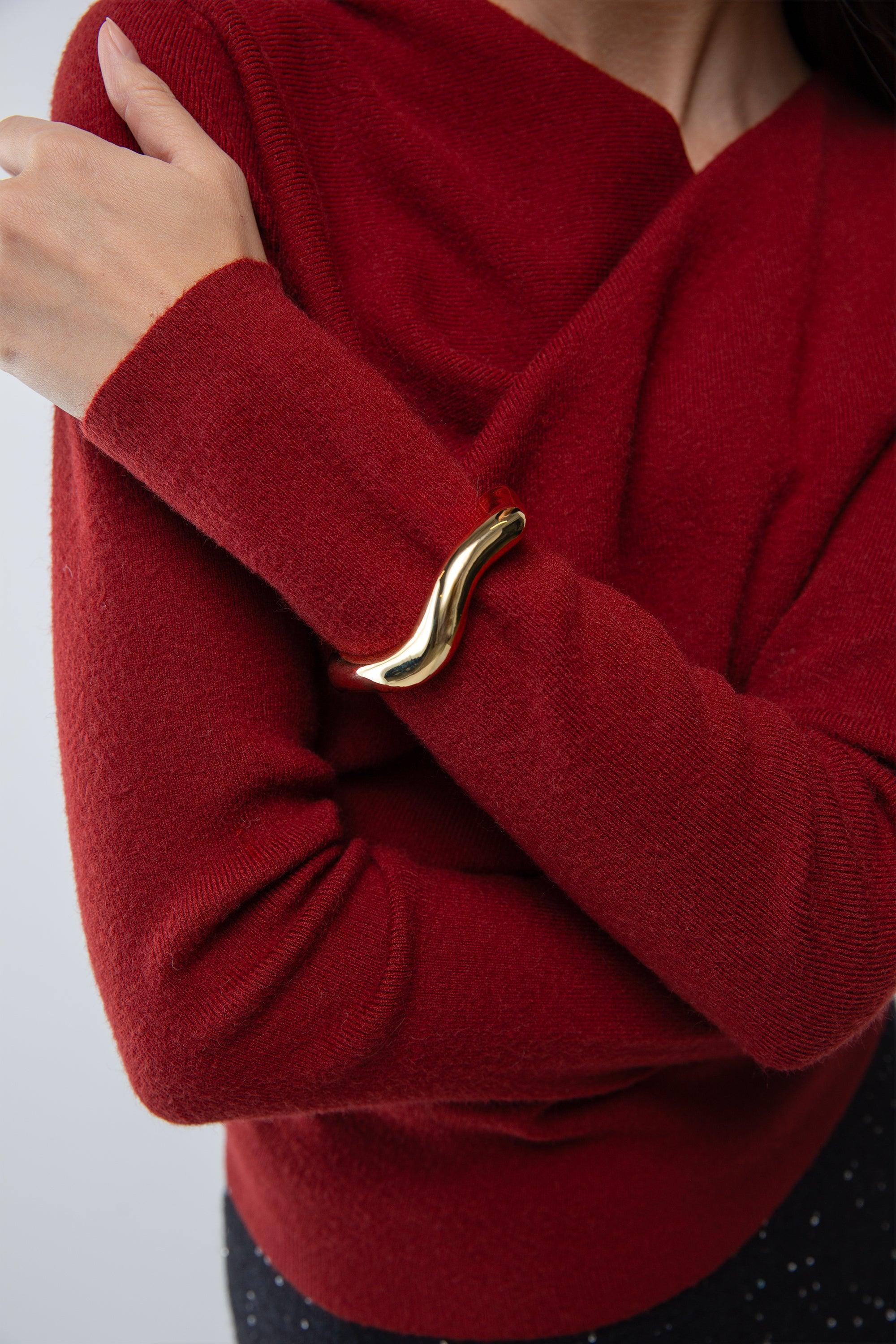 WAVY CUFF BRACELET by OAK + FORT