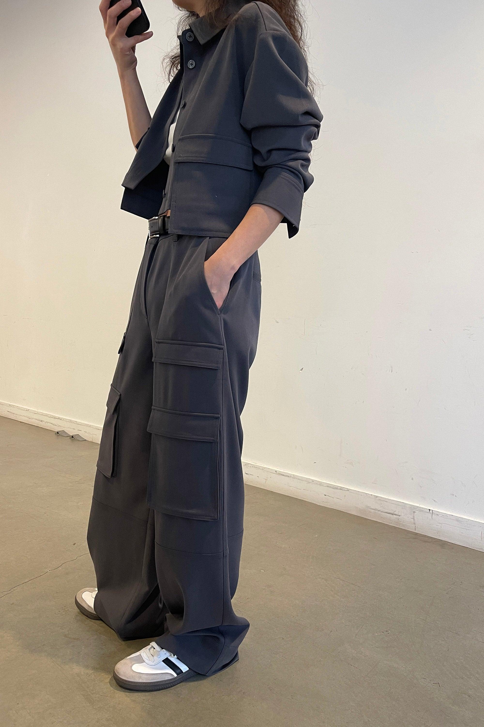 WIDE LEG CARGO PANT by OAK + FORT