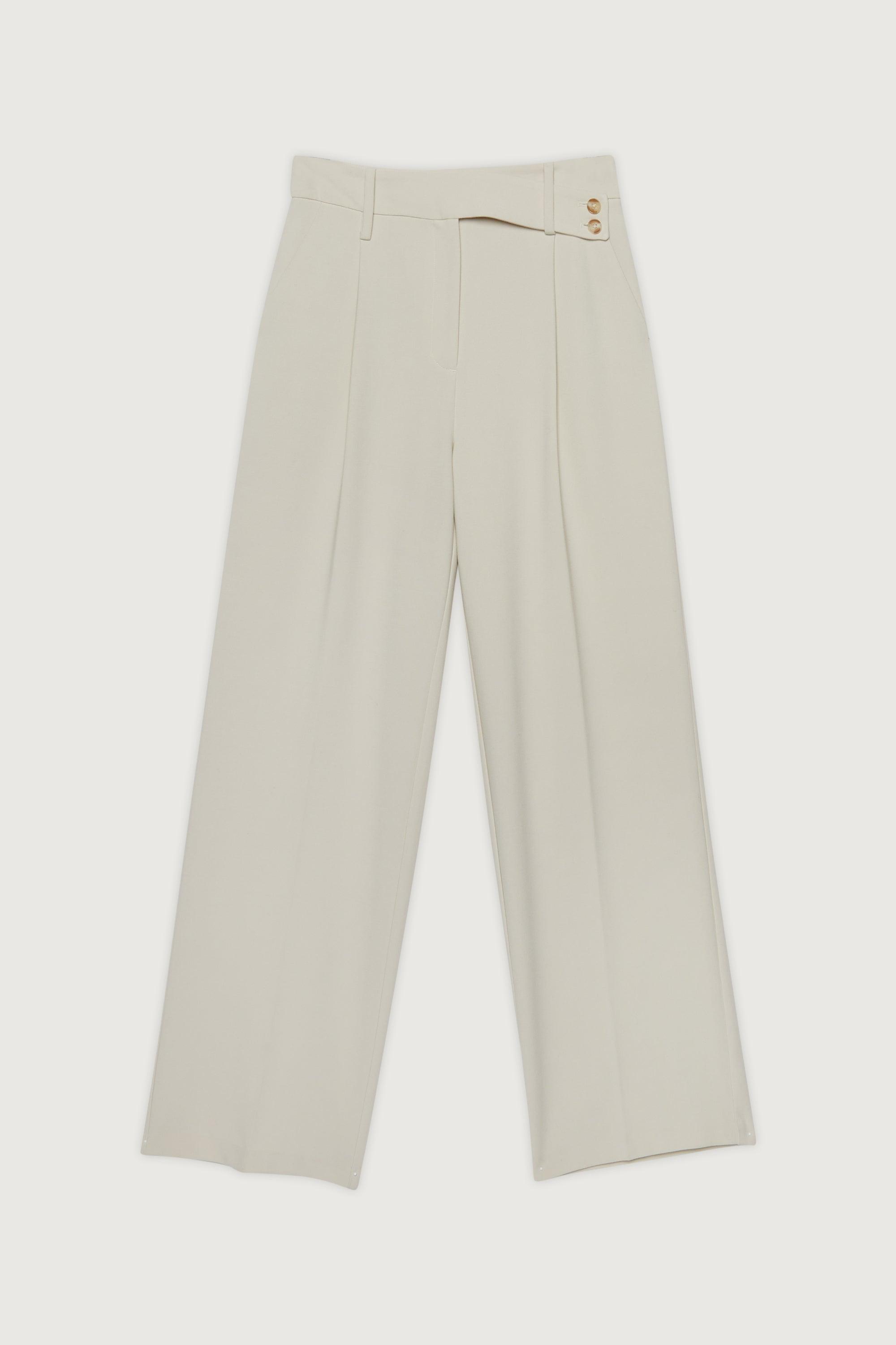 WIDE LEG CROSSOVER PANT by OAK + FORT