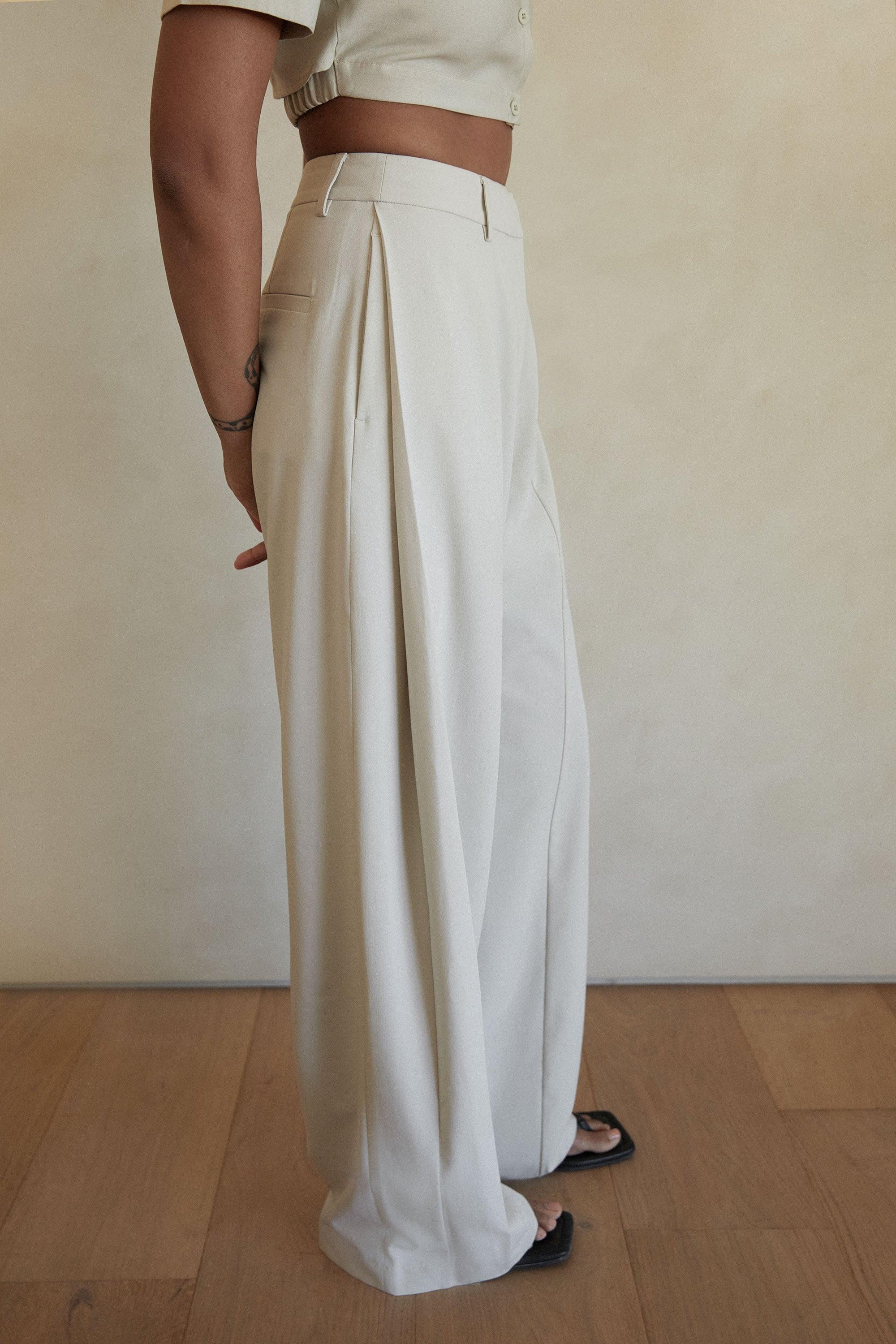 WIDE LEG FLOWY PANT by OAK + FORT