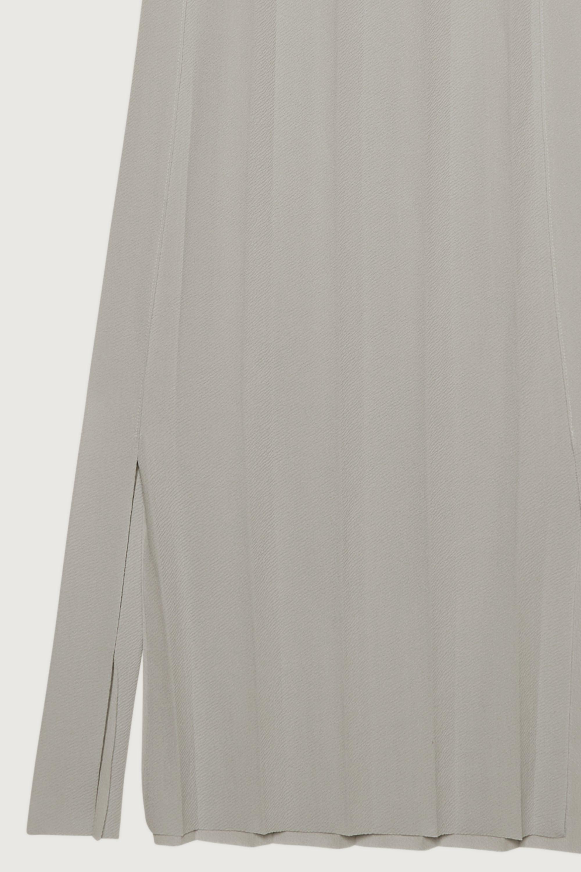 WIDE RIBBED MIDI SKIRT by OAK + FORT