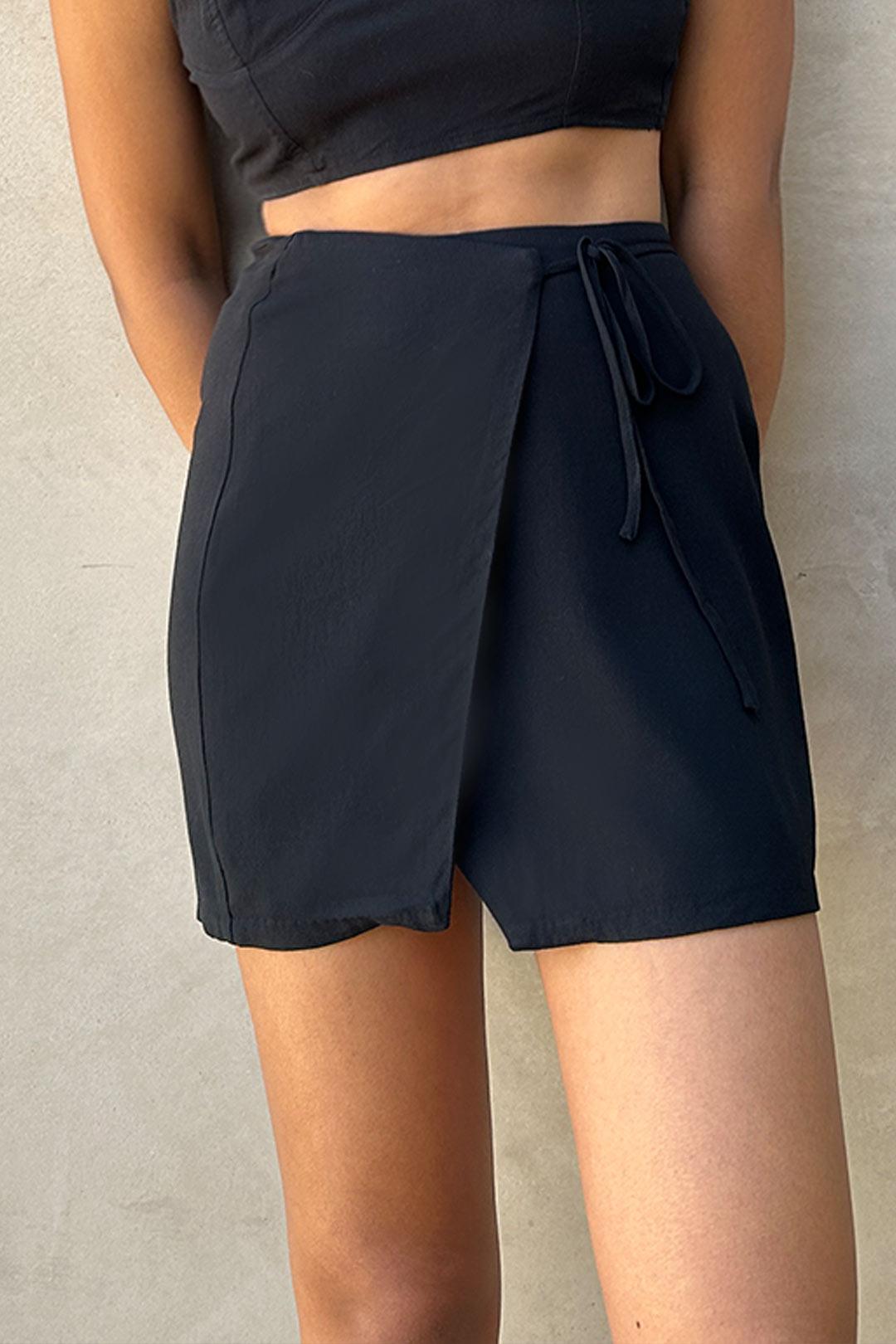 WRAP MINI SKIRT by OAK + FORT