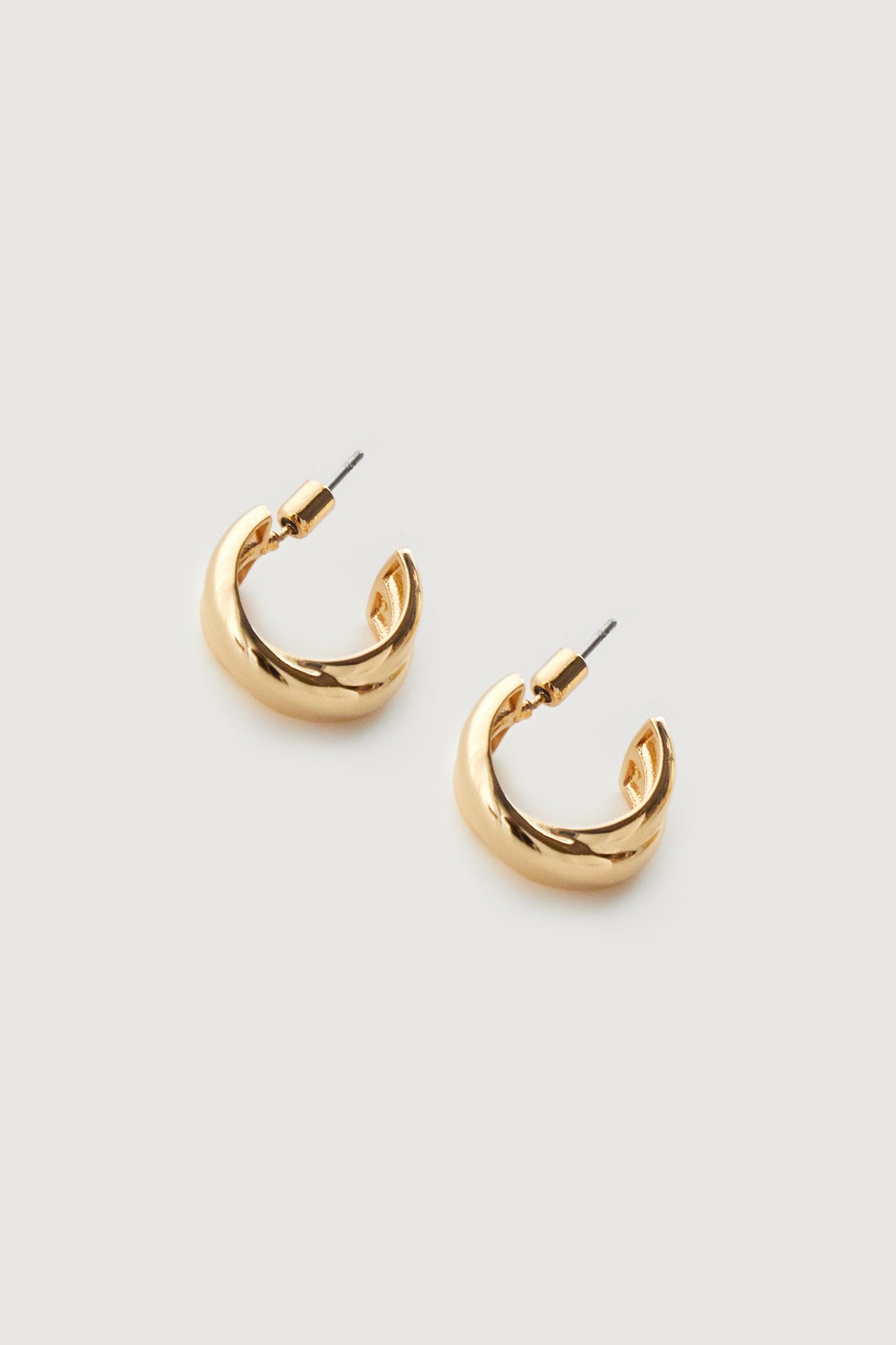 X STUD EARRINGS by OAK + FORT