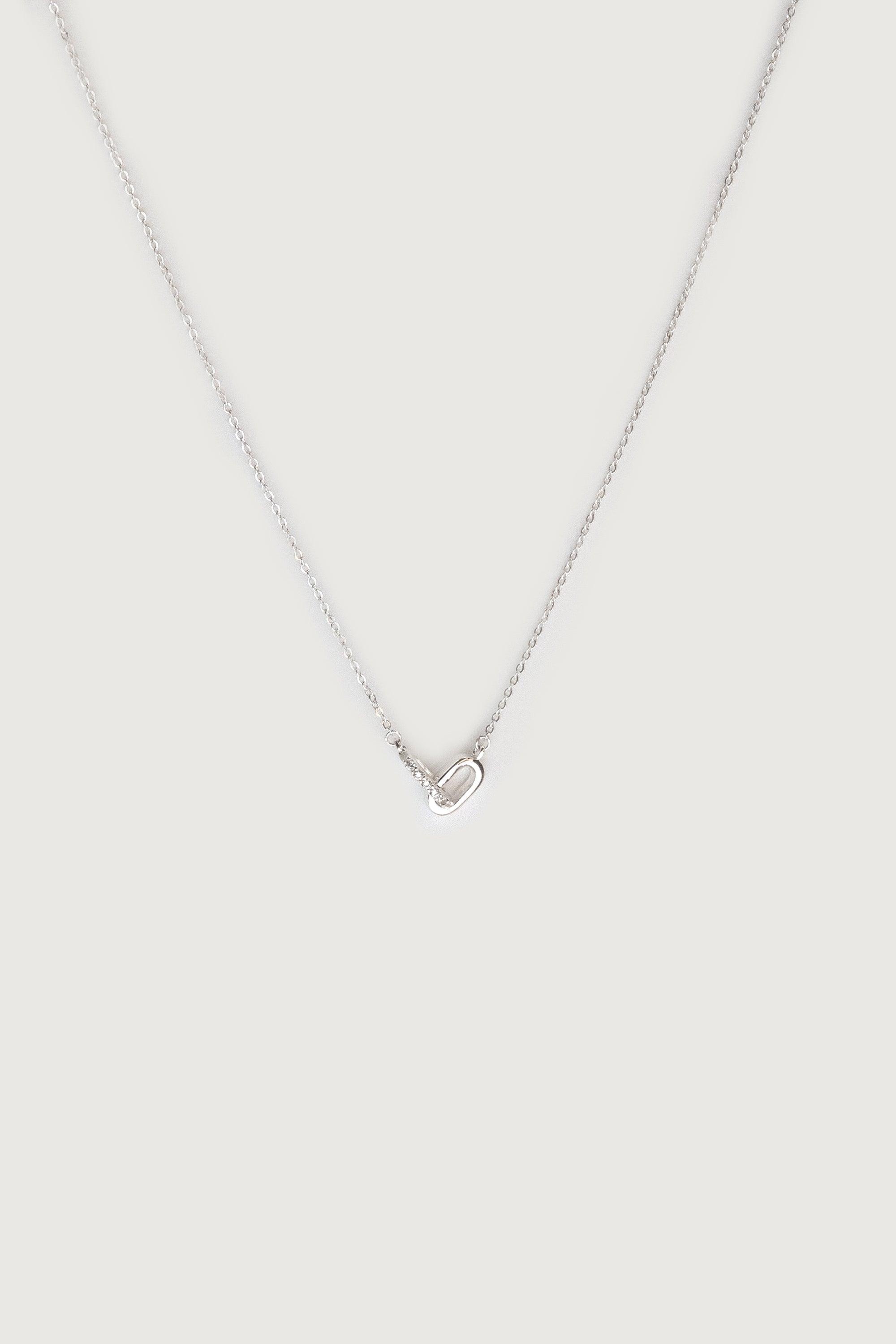 ZIRCONIA LINK NECKLACE by OAK + FORT