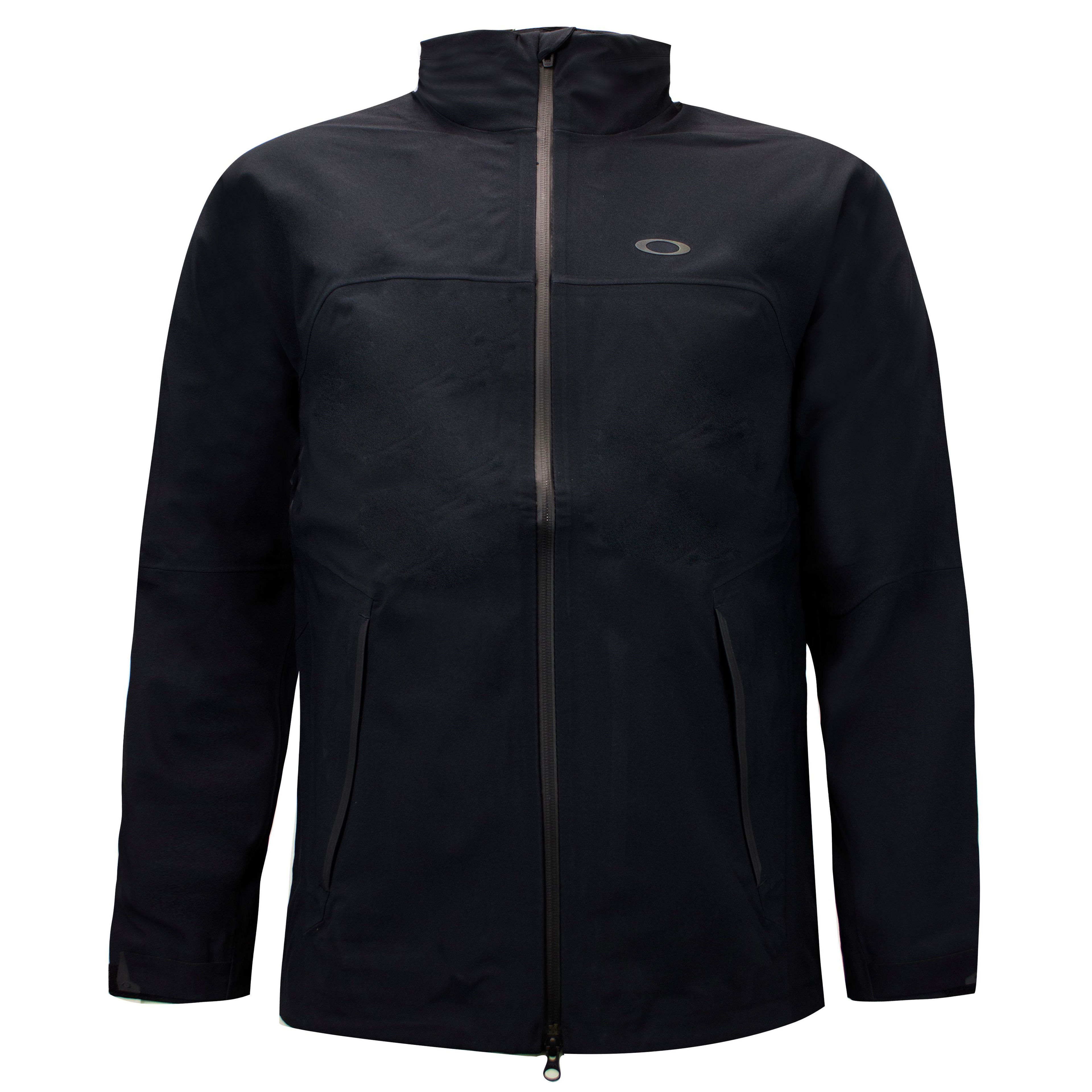 Aero Jacket Zip Up Anorak Track Top Black by OAKLEY