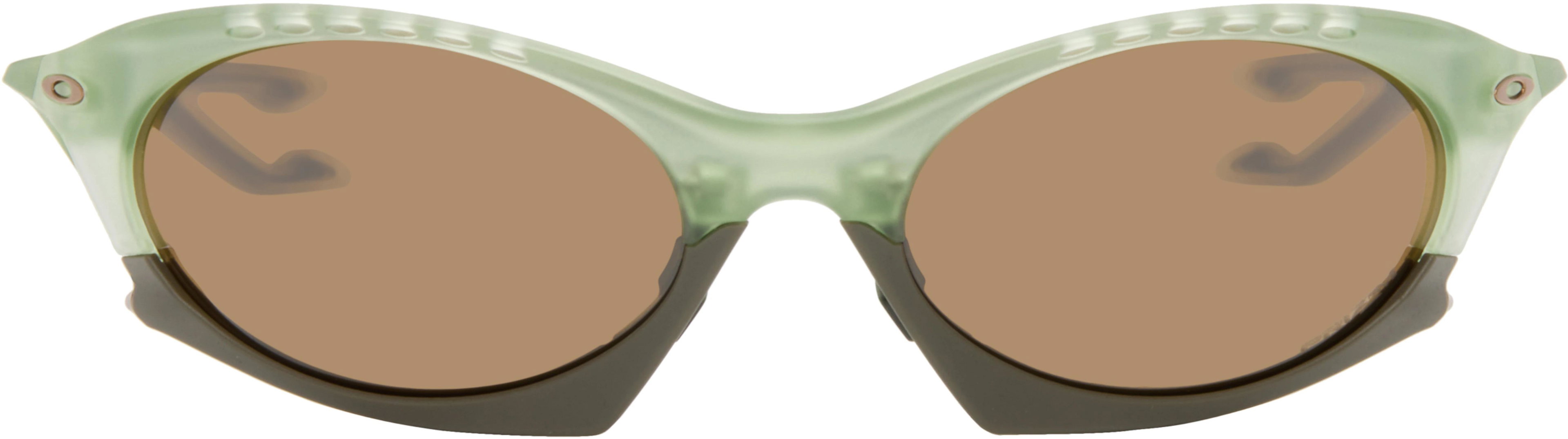 Green & Khaki Plantaris Sunglasses by OAKLEY