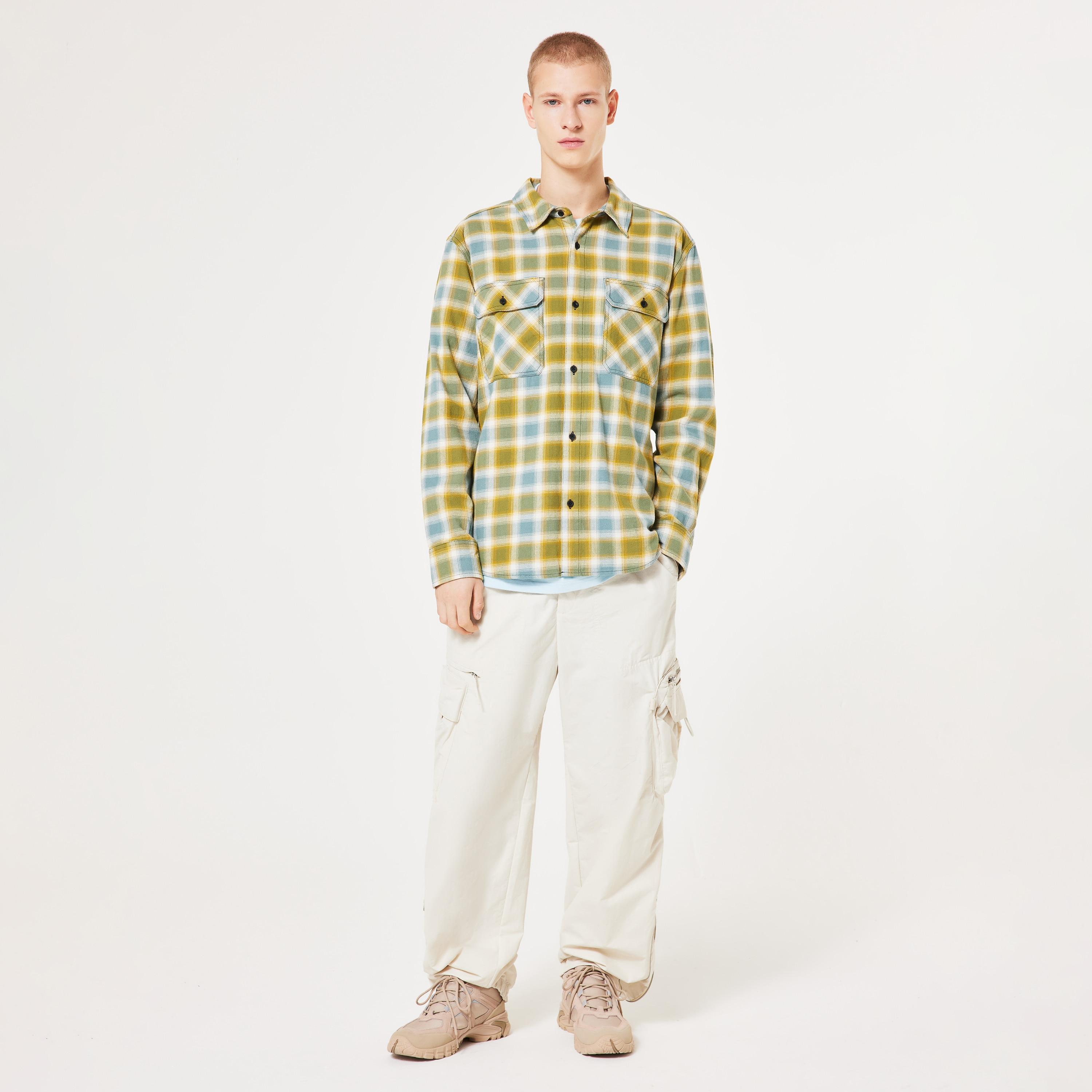 Oakley Men's 90s Plaid Ls Shirt by OAKLEY