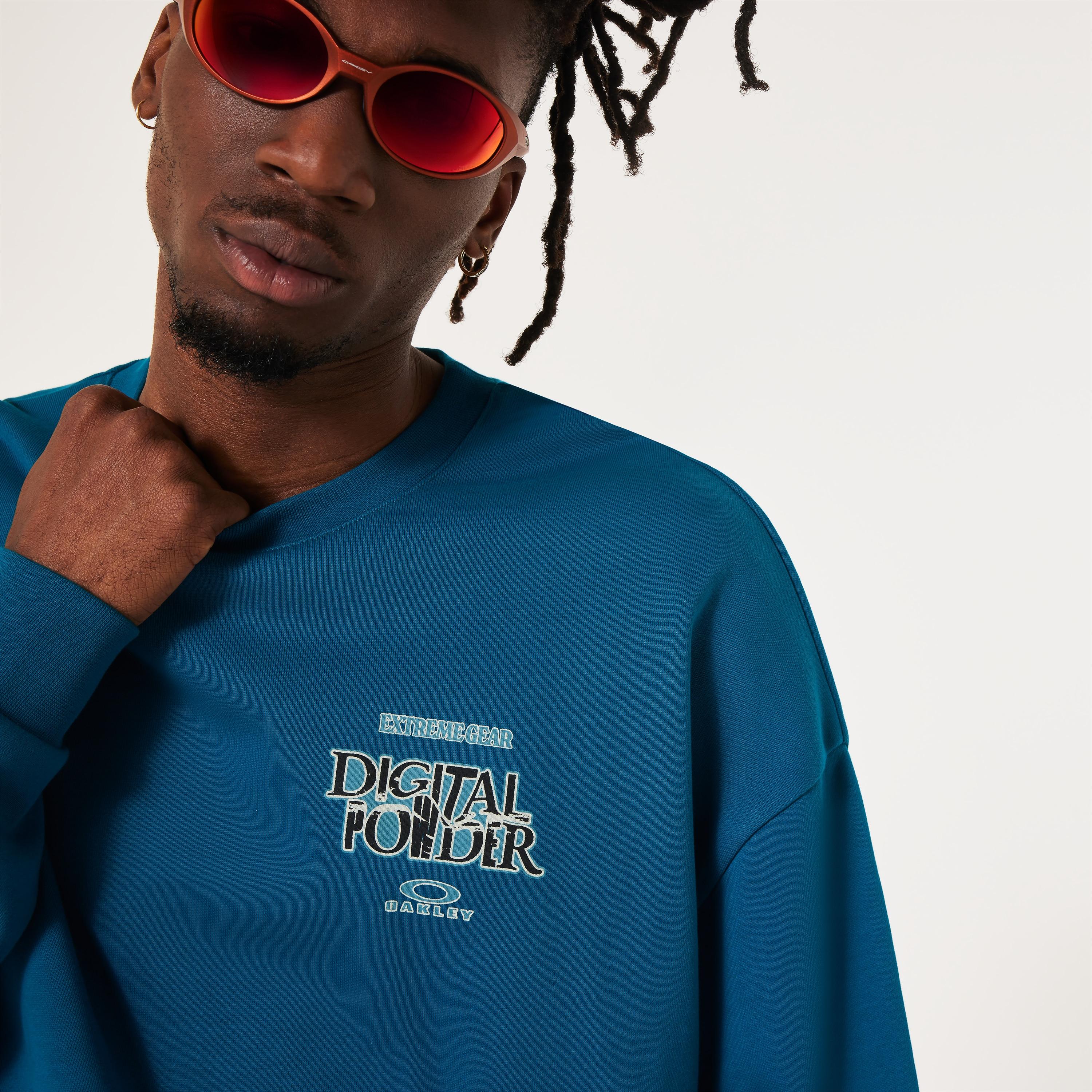 Oakley Men's Futurescape Powder Crewneck by OAKLEY
