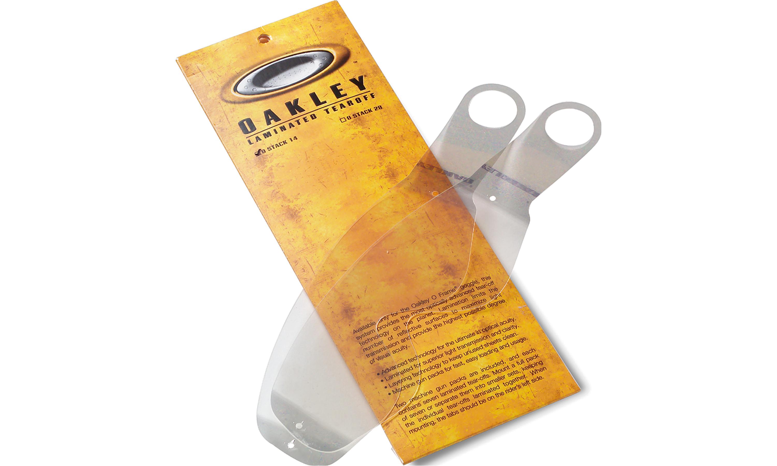 Oakley Men's O-frame® Mx Tear-offs (14 Pack) by OAKLEY