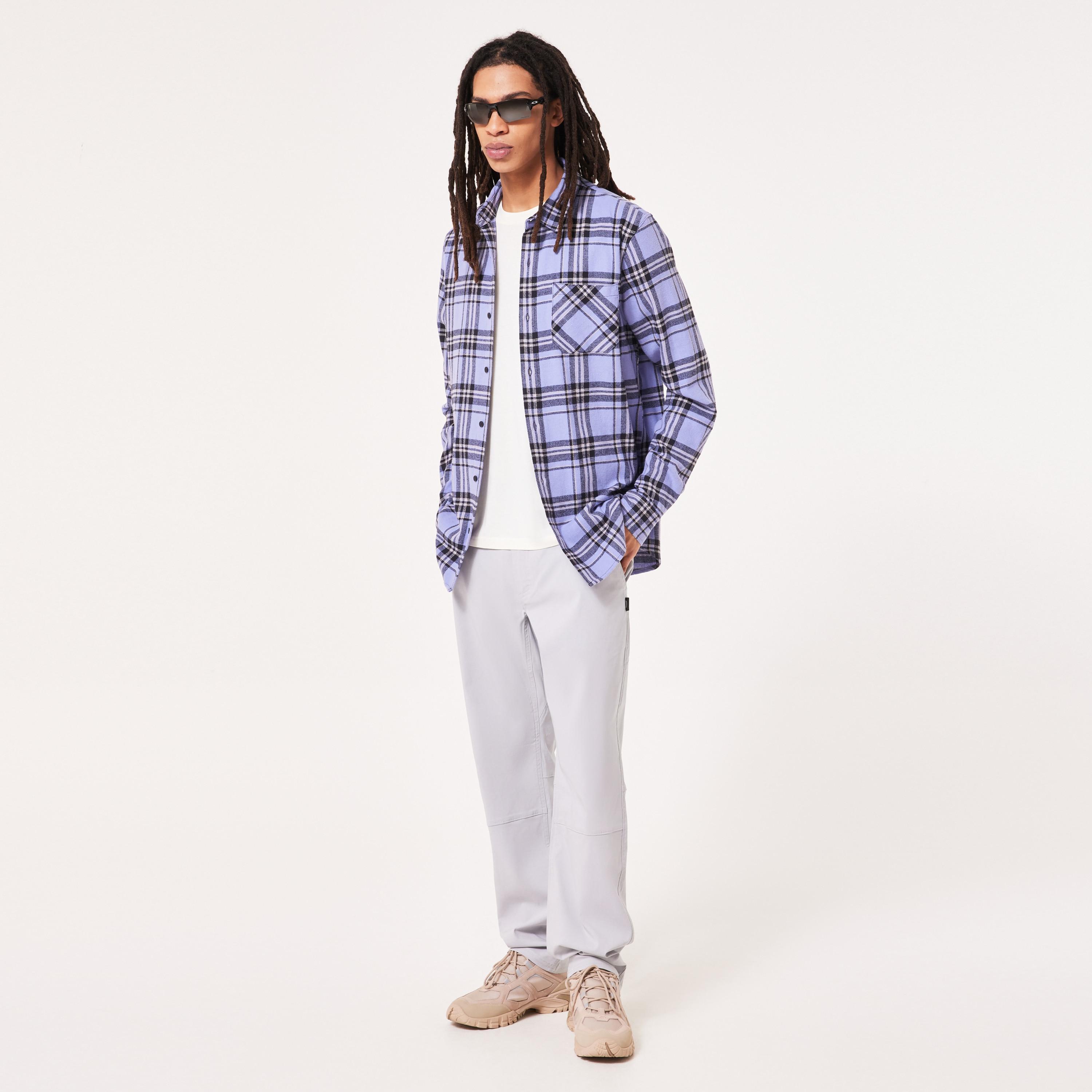 Oakley Men's Podium Plaid Ls Flannel by OAKLEY