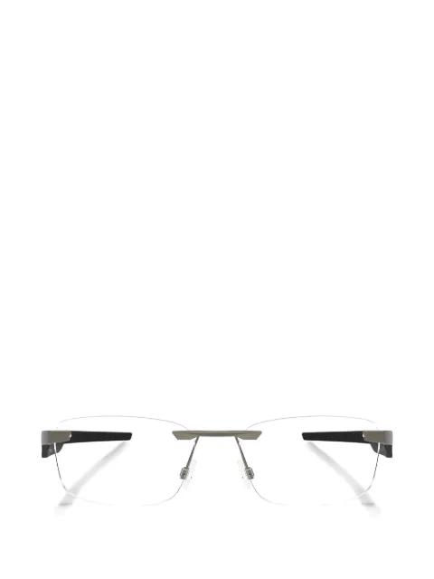 Steakhouse 1.0 rimless rectangle-frame glasses by OAKLEY