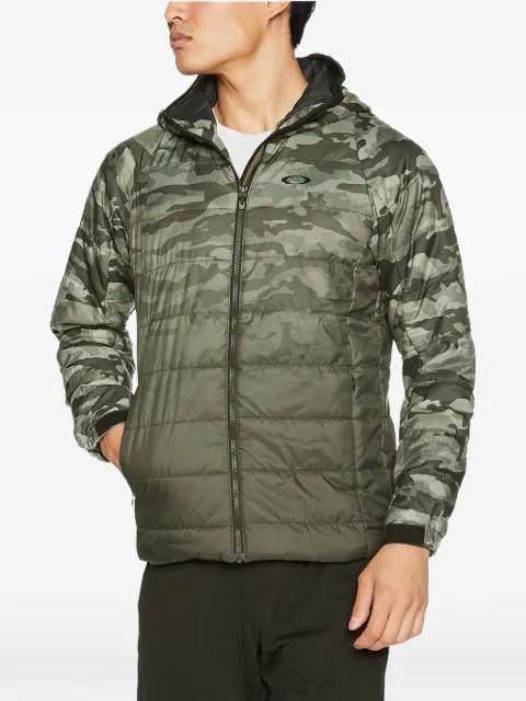 camouflage-print quilted jacket by OAKLEY
