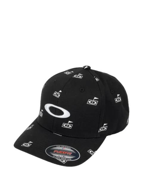 flag-print logo-embroidered cap by OAKLEY