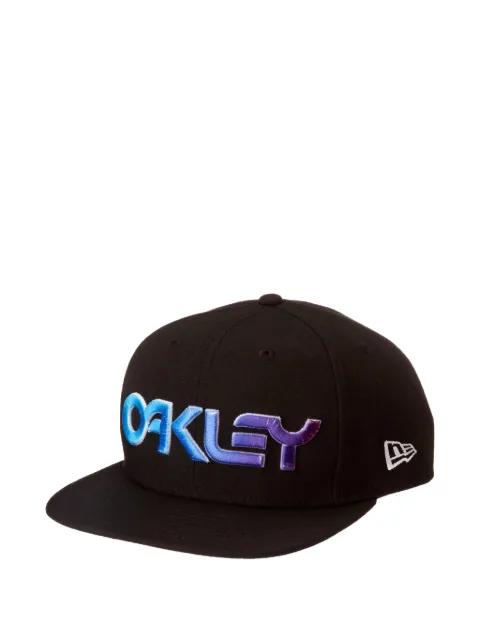 gradient logo-embroidered baseball hat by OAKLEY