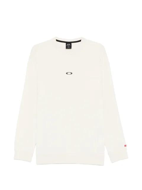 logo-detail crew-neck sweatshirt by OAKLEY