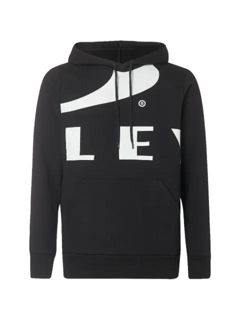logo-print hoodie by OAKLEY
