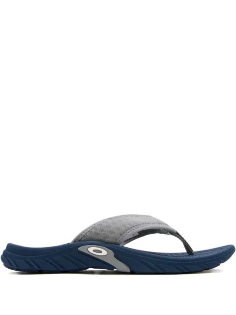 logo-print strap flip-flops by OAKLEY