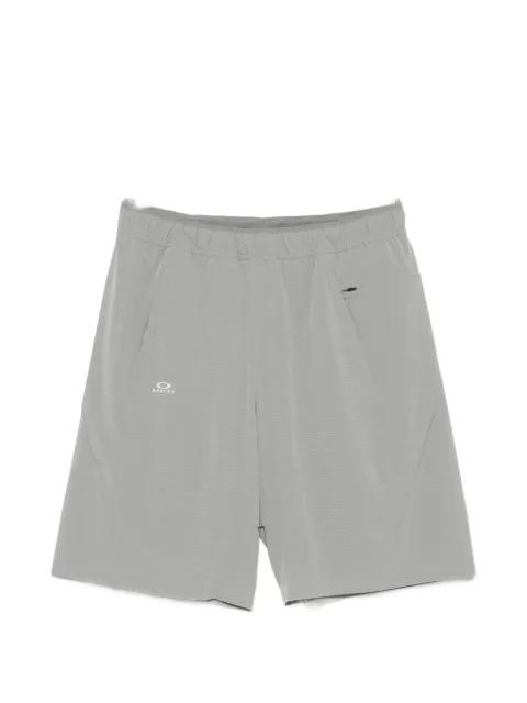 logo-print track shorts by OAKLEY