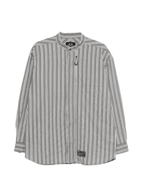 striped band-collar shirt by OAKLEY