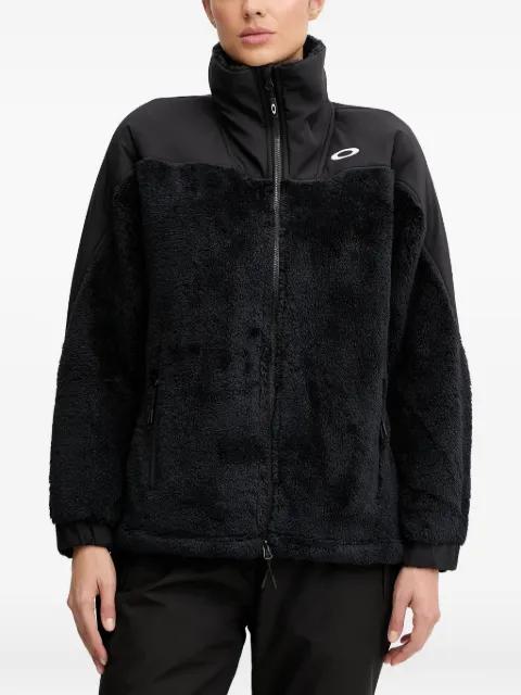 zip-fastening sherpa-fleece jacket by OAKLEY