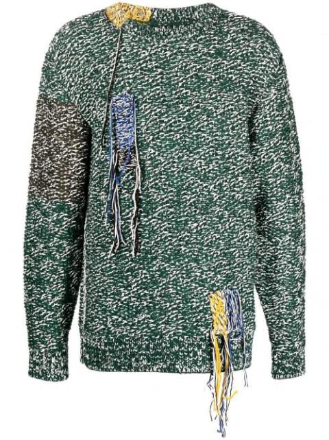 Astral crew-neck jumper by OAMC