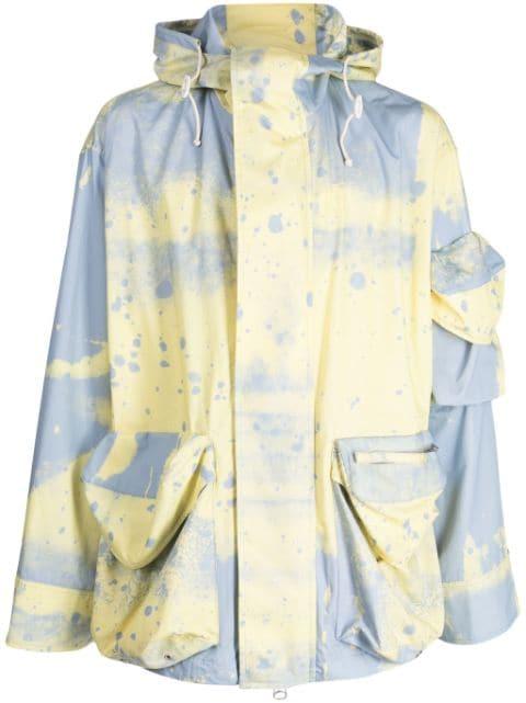 Cove zip-up hoodied jacket by OAMC